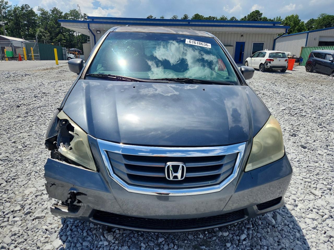 2010 Honda Odyssey Ex Gray vin: 5FNRL3H43AB064821