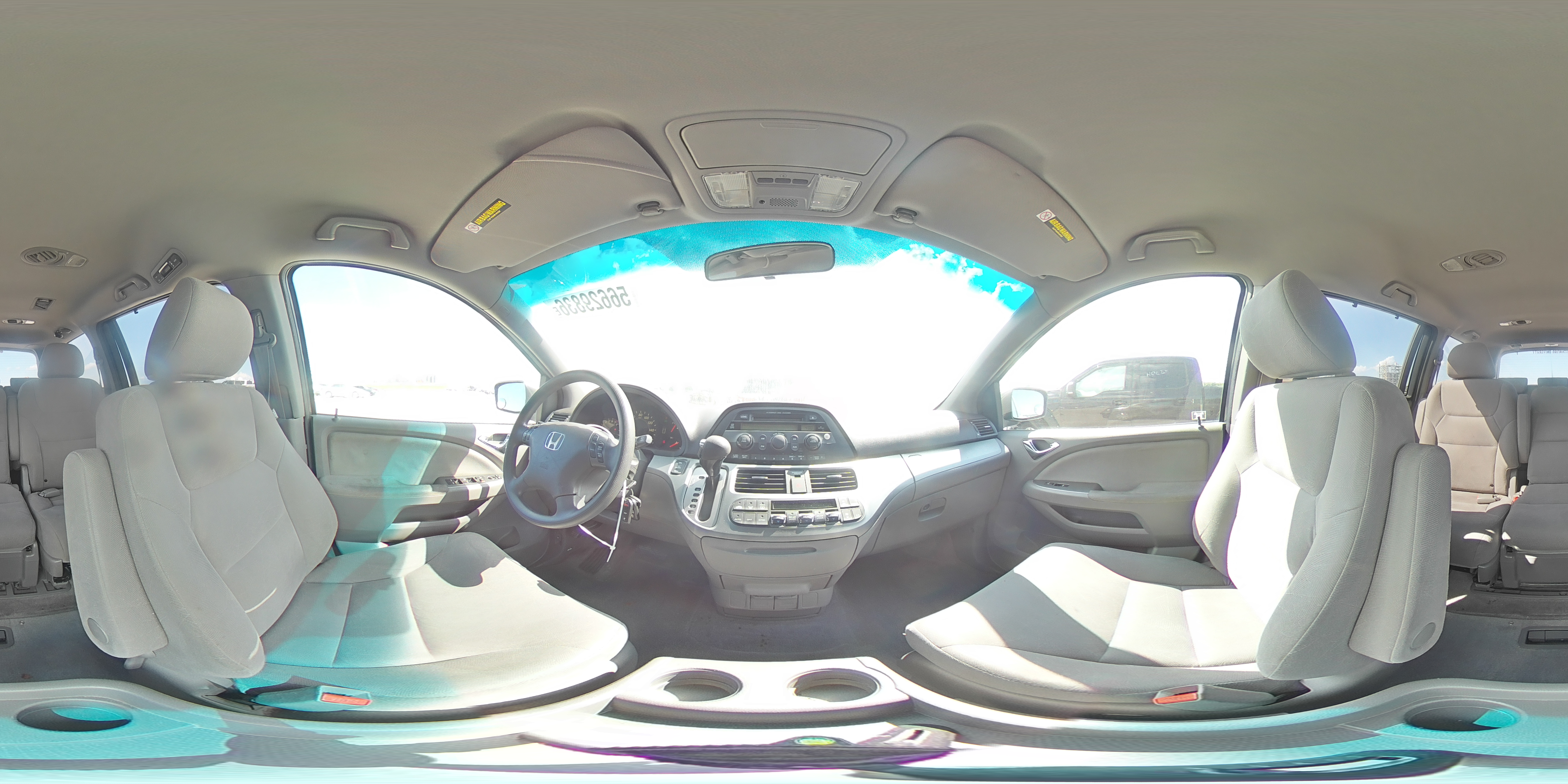 2010 Honda Odyssey Ex Серый vin: 5FNRL3H43AB094403