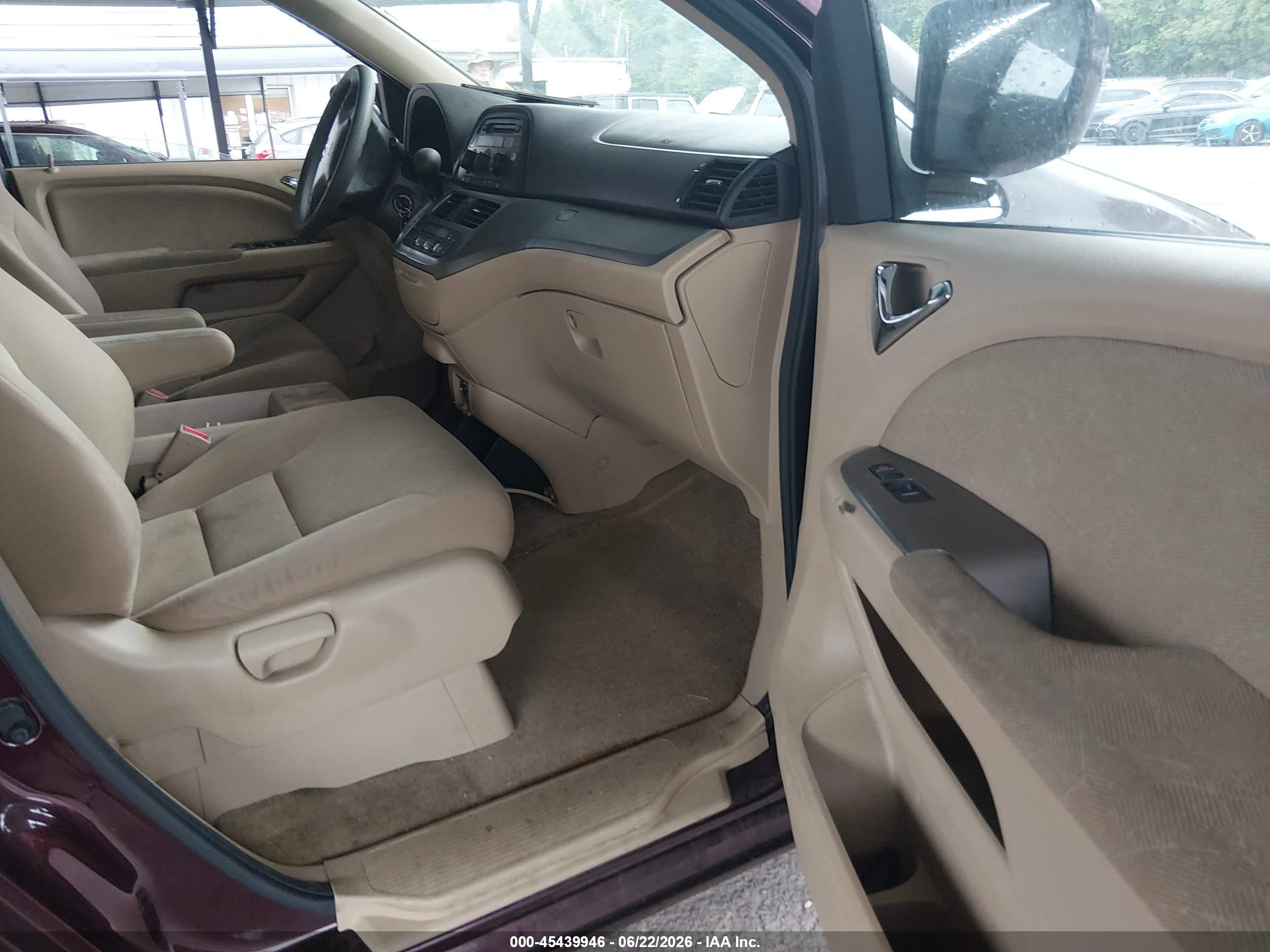 2010 Honda Odyssey Ex Red vin: 5FNRL3H43AB095907
