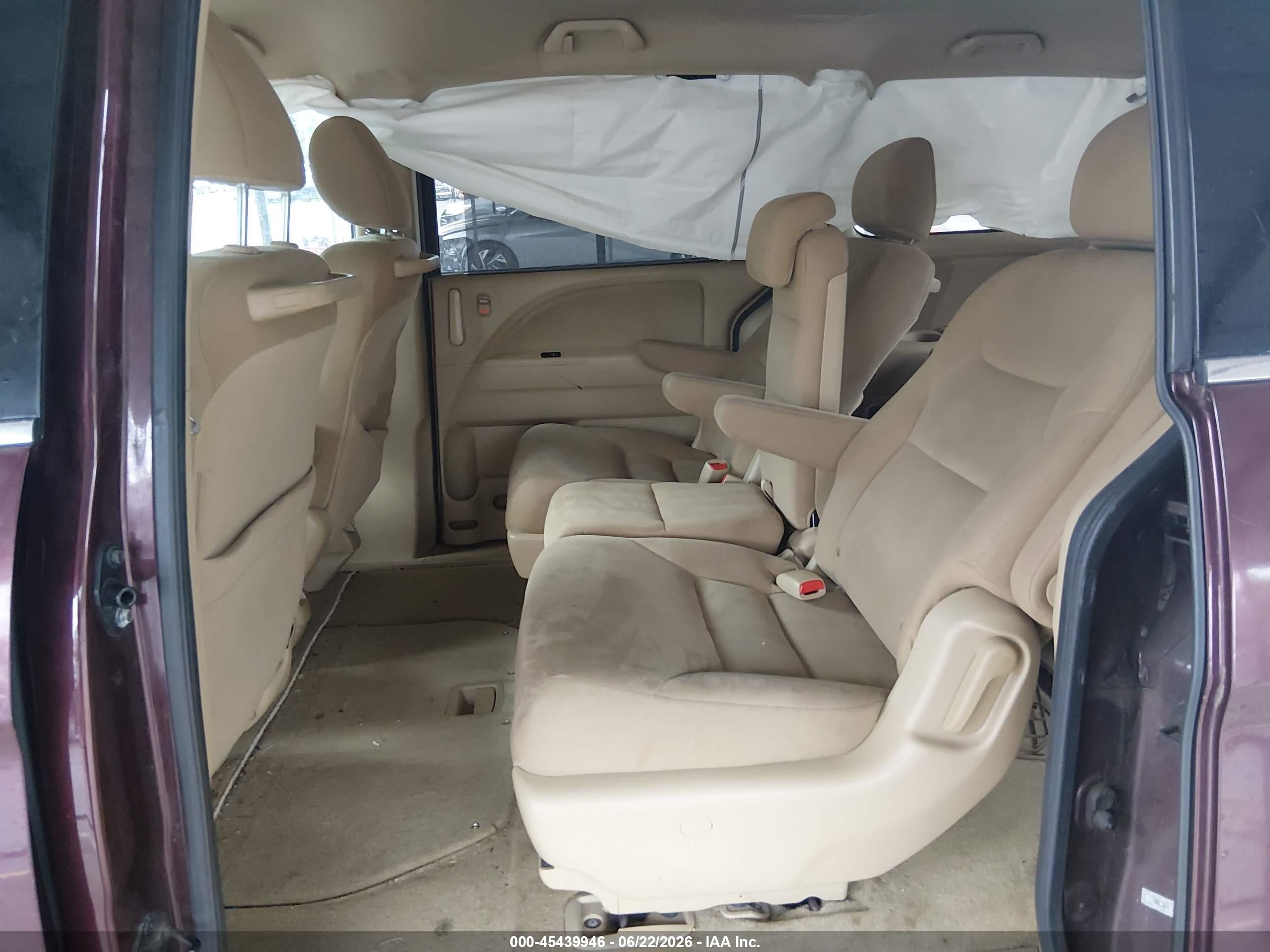 2010 Honda Odyssey Ex Red vin: 5FNRL3H43AB095907