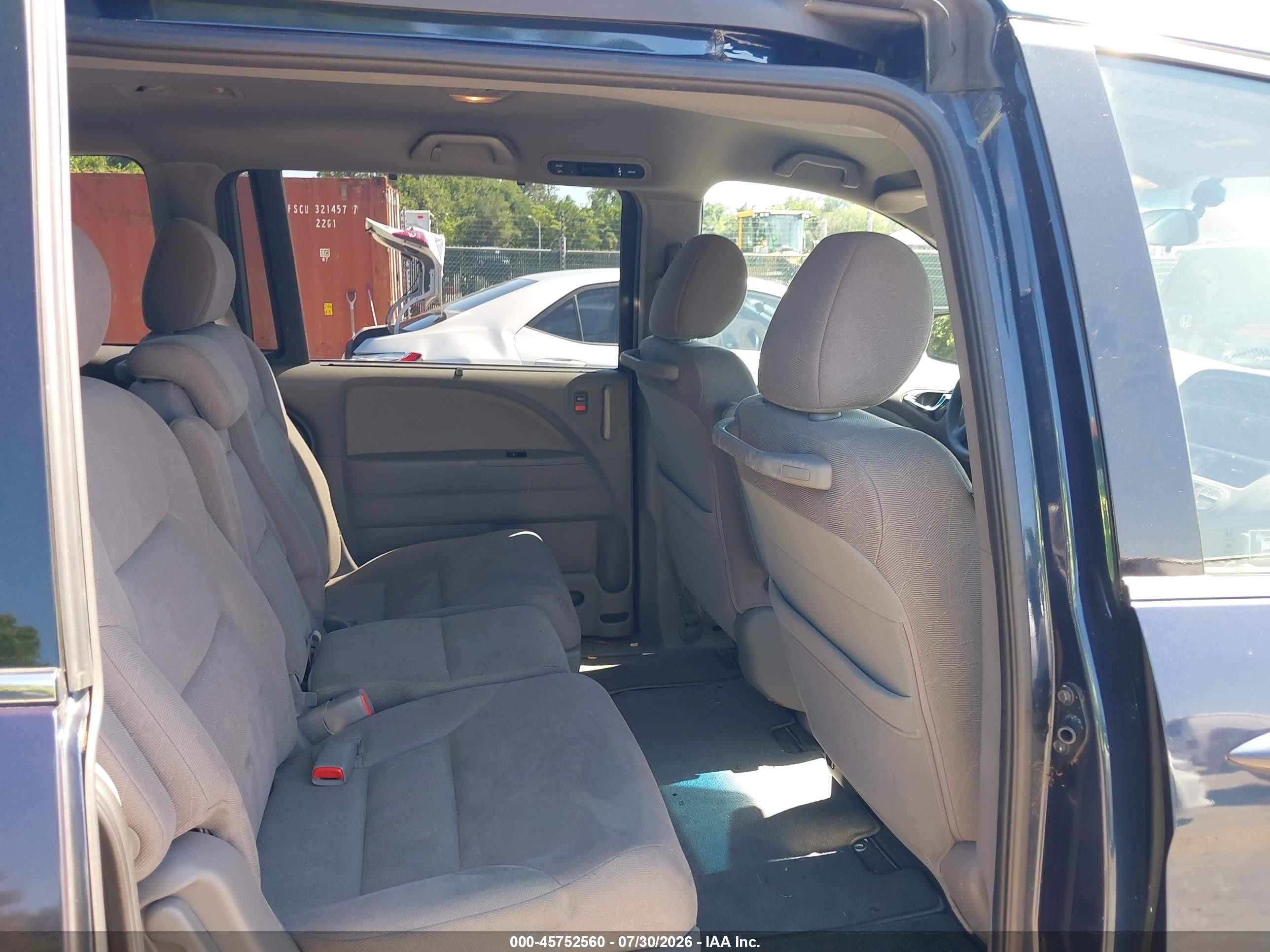2010 Honda Odyssey Ex Dark Blue vin: 5FNRL3H43AB101351