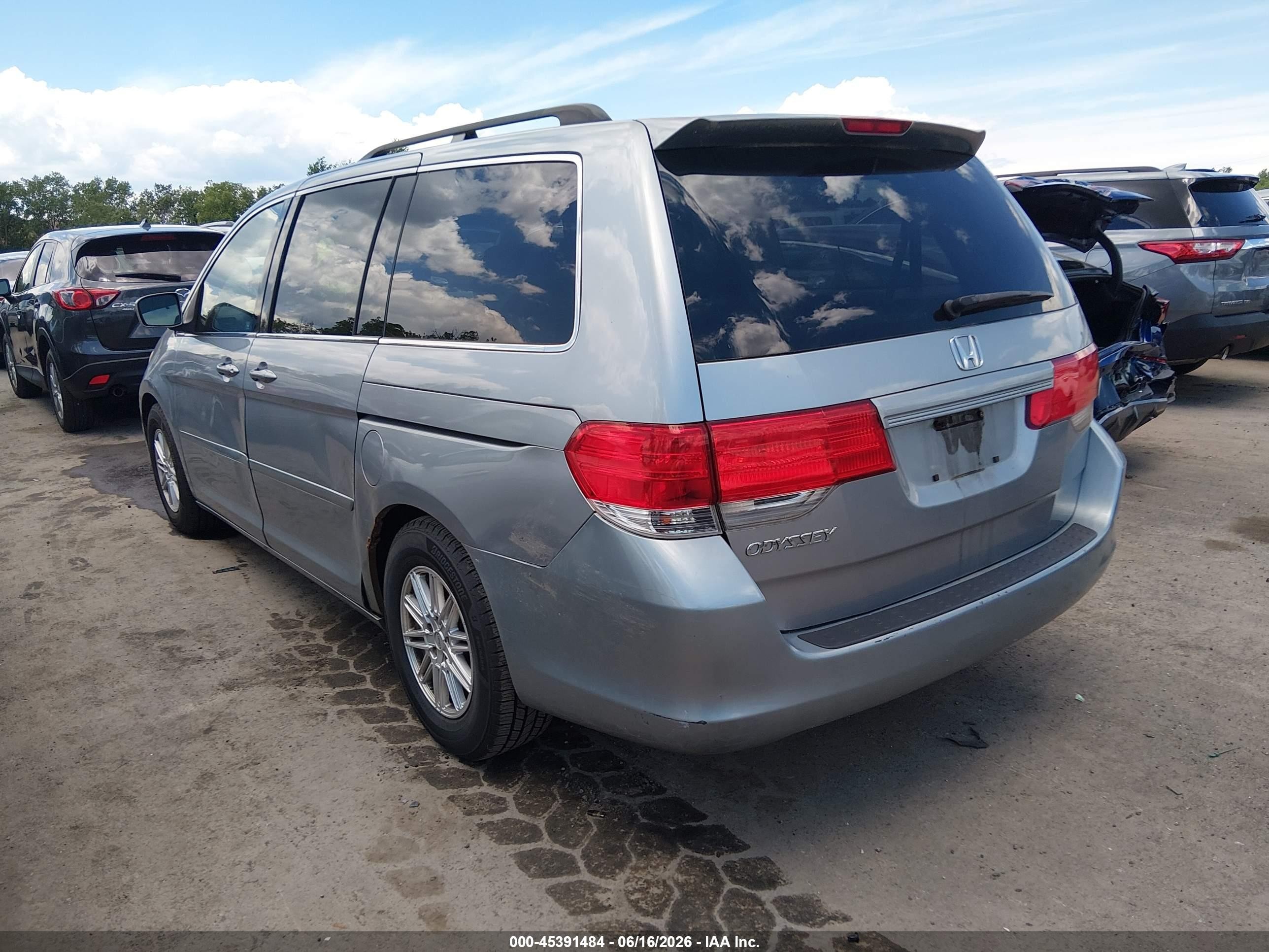 2010 Honda Odyssey Ex Синий vin: 5FNRL3H44AB012078