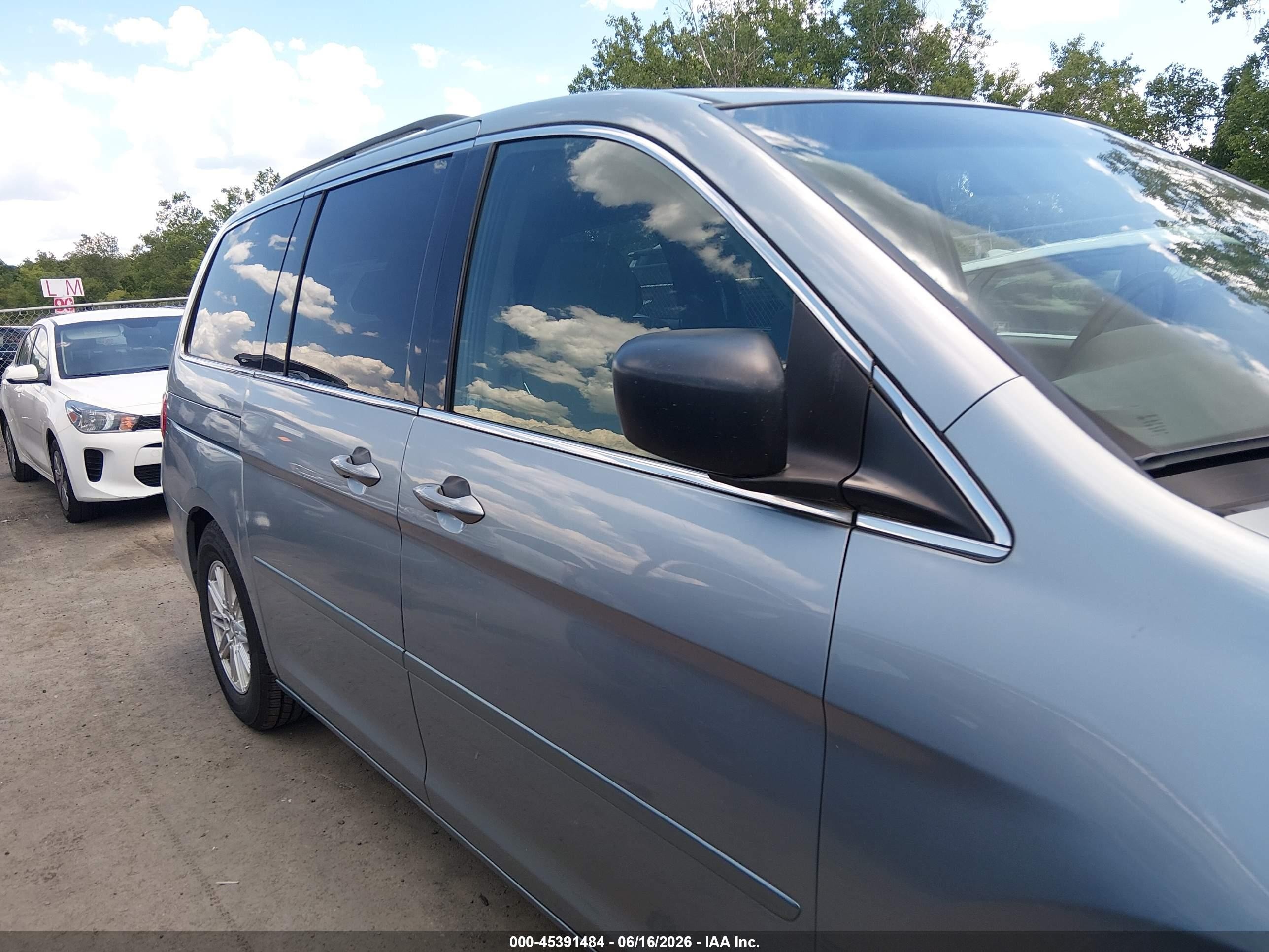 2010 Honda Odyssey Ex Синий vin: 5FNRL3H44AB012078