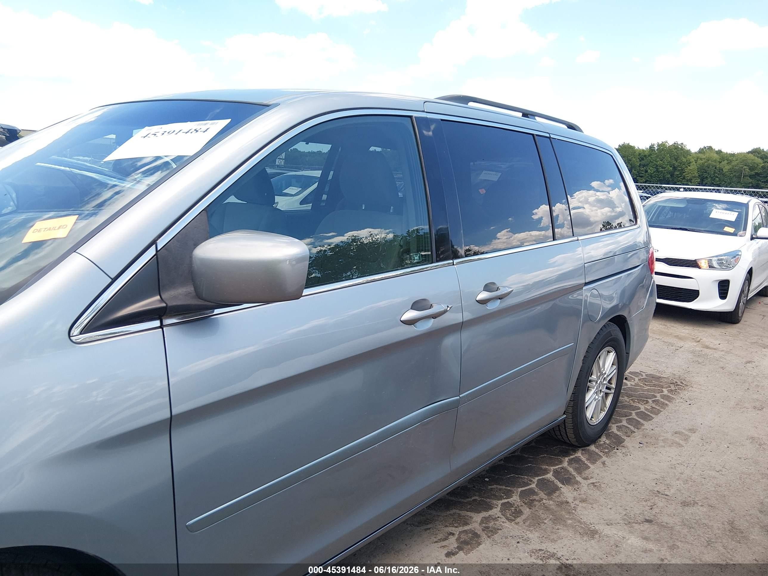 2010 Honda Odyssey Ex Синий vin: 5FNRL3H44AB012078
