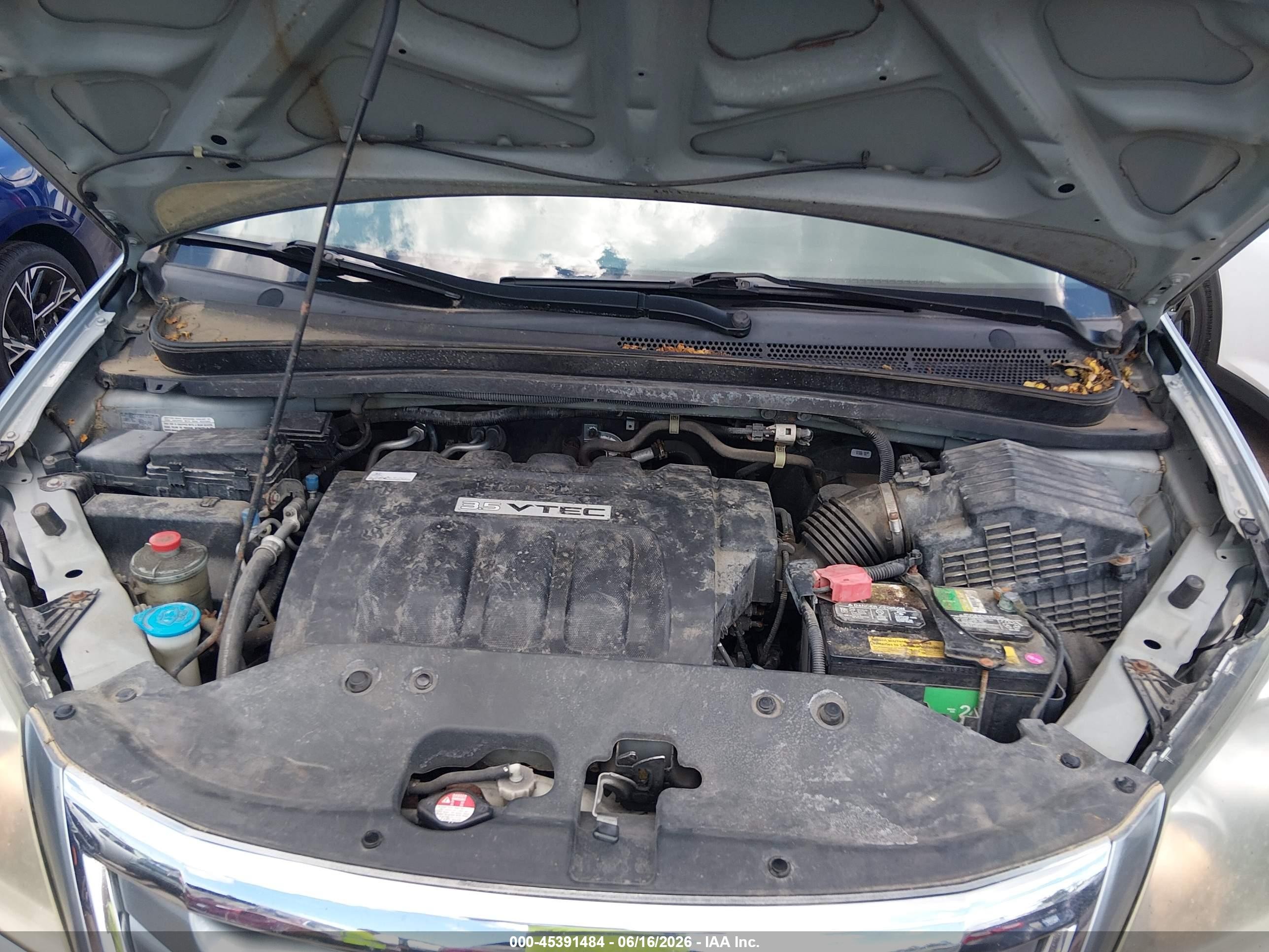 2010 Honda Odyssey Ex Синий vin: 5FNRL3H44AB012078