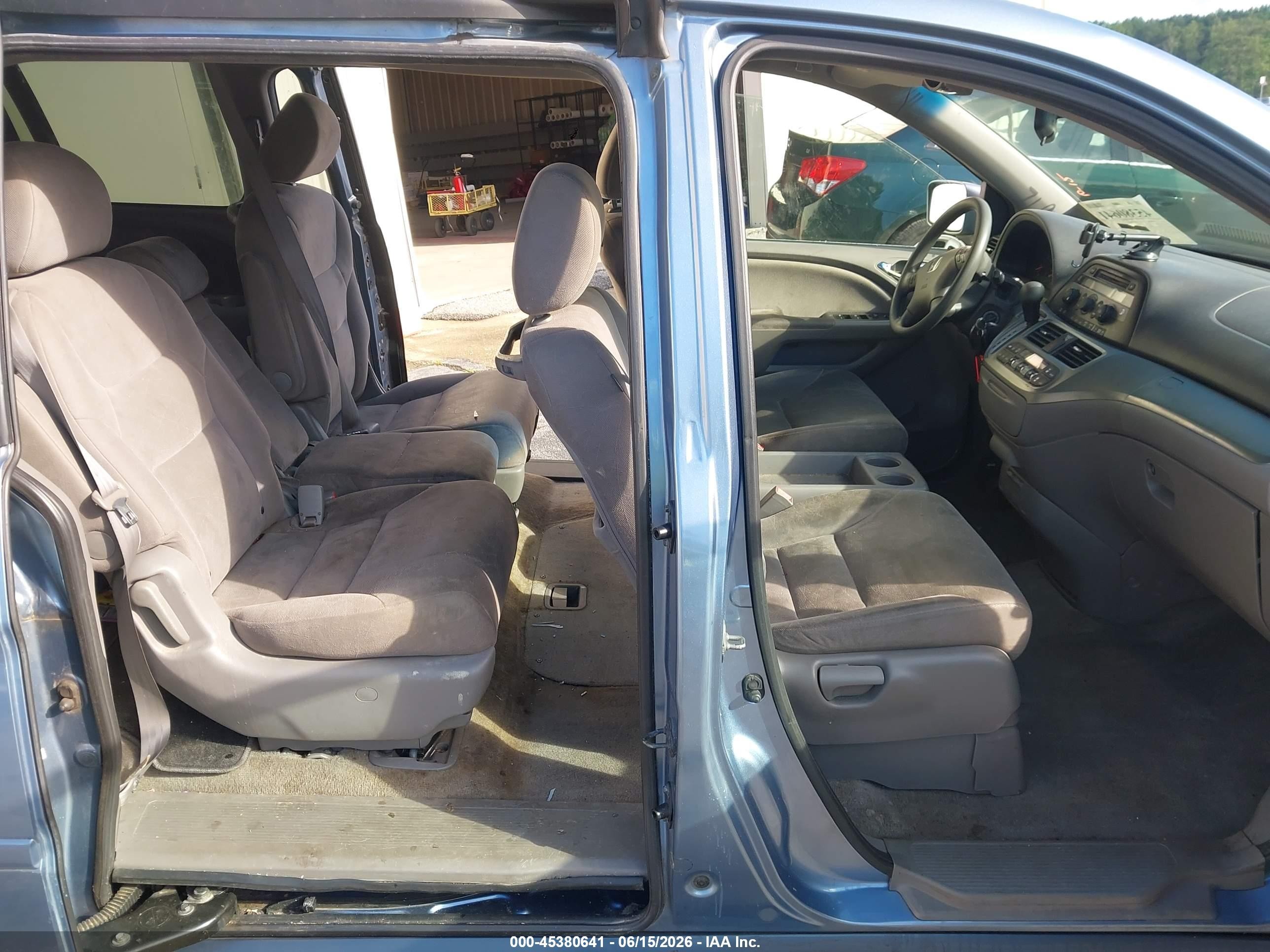 2010 Honda Odyssey Ex Blue vin: 5FNRL3H44AB059210