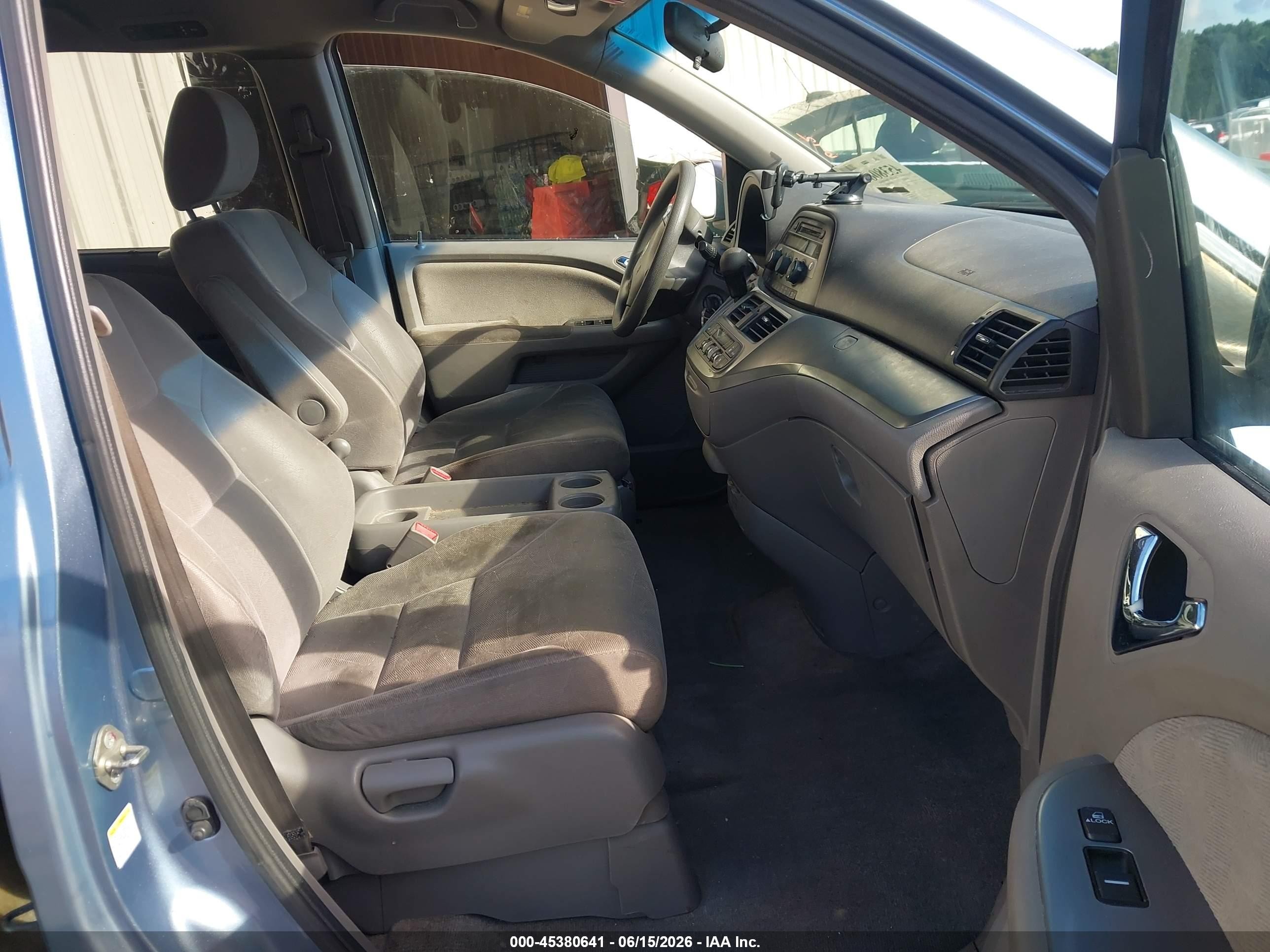 2010 Honda Odyssey Ex Blue vin: 5FNRL3H44AB059210