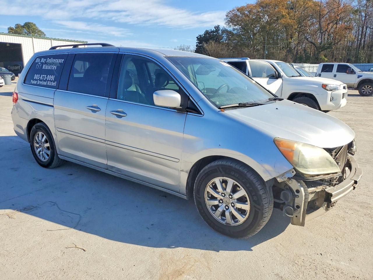 2010 Honda Odyssey Silver vin: 5FNRL3H44AB091462