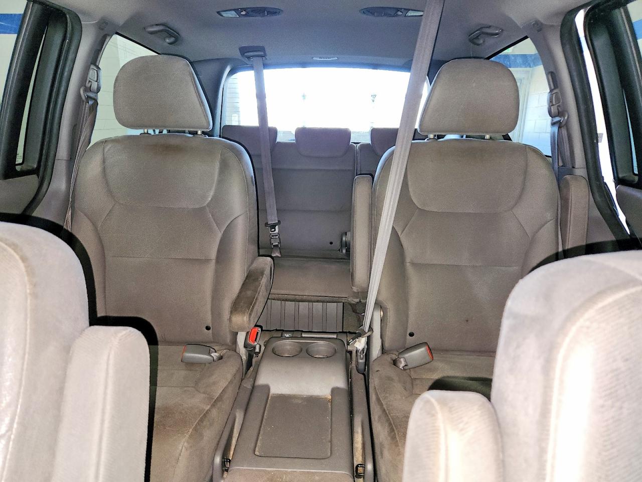 2010 Honda Odyssey Ex Gray vin: 5FNRL3H44AB099934