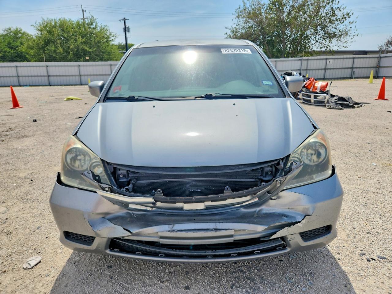 2010 Honda Odyssey Ex Silver vin: 5FNRL3H45AB077568