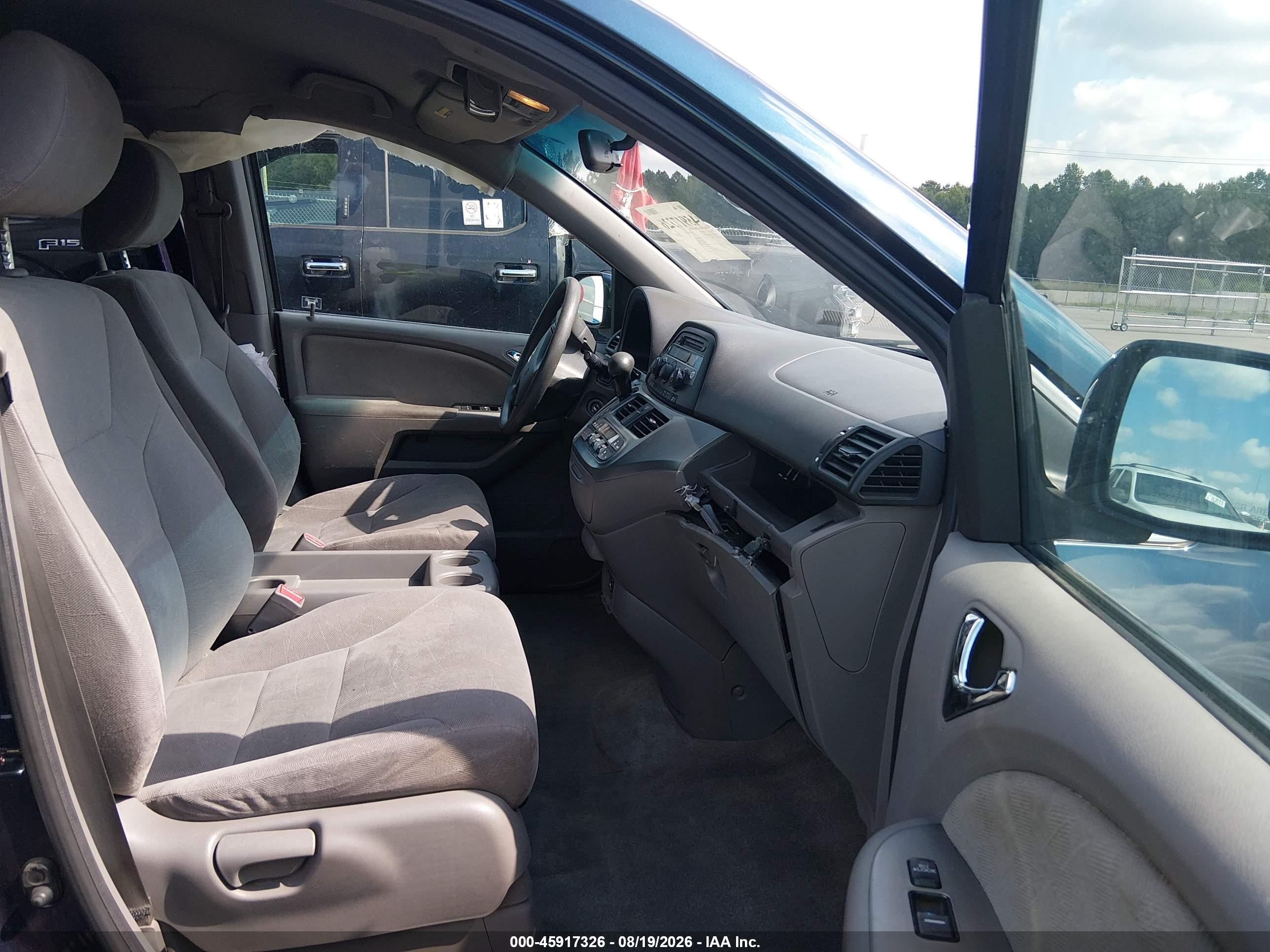 2010 Honda Odyssey Ex Blue vin: 5FNRL3H45AB084598