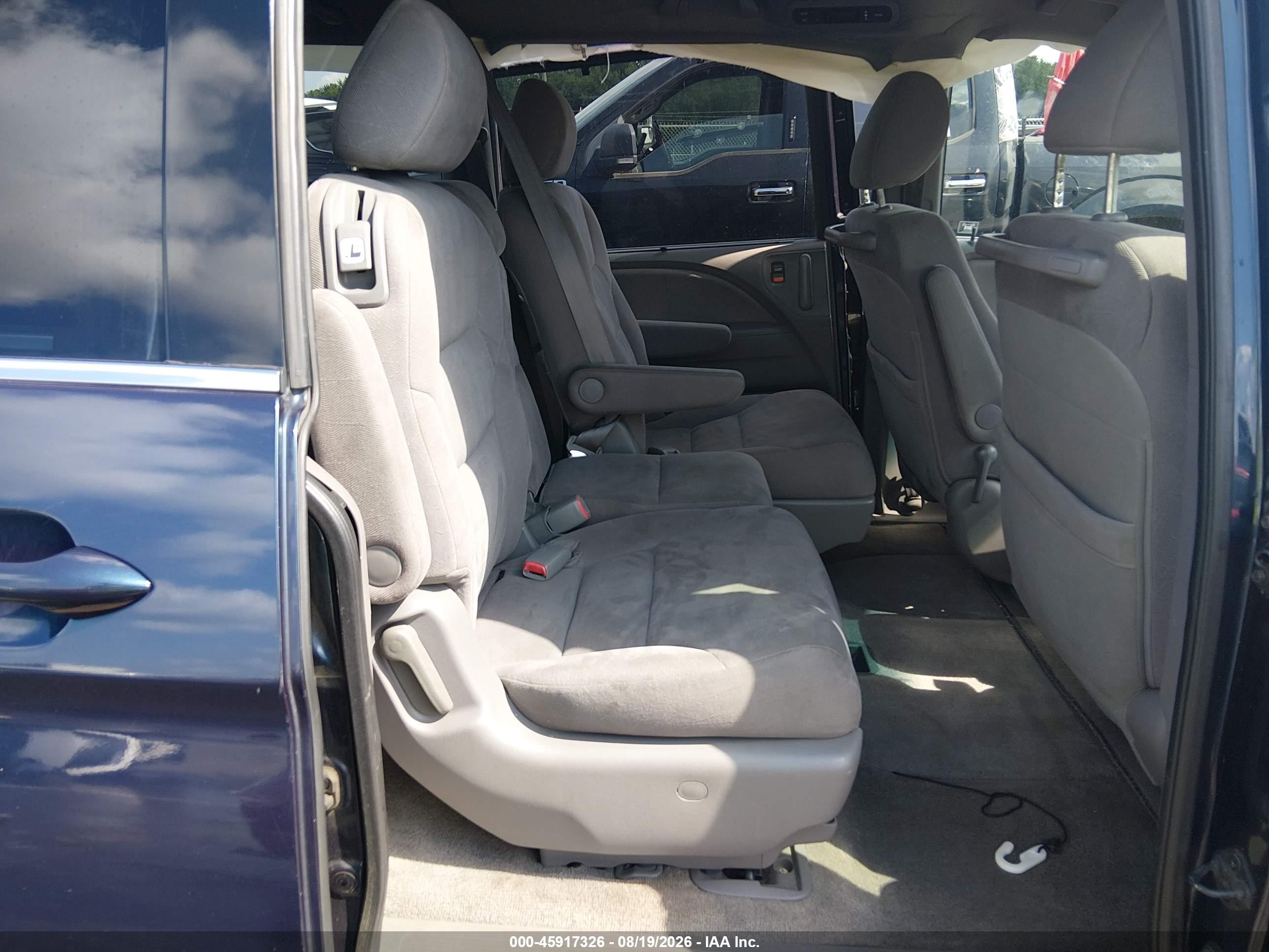 2010 Honda Odyssey Ex Blue vin: 5FNRL3H45AB084598