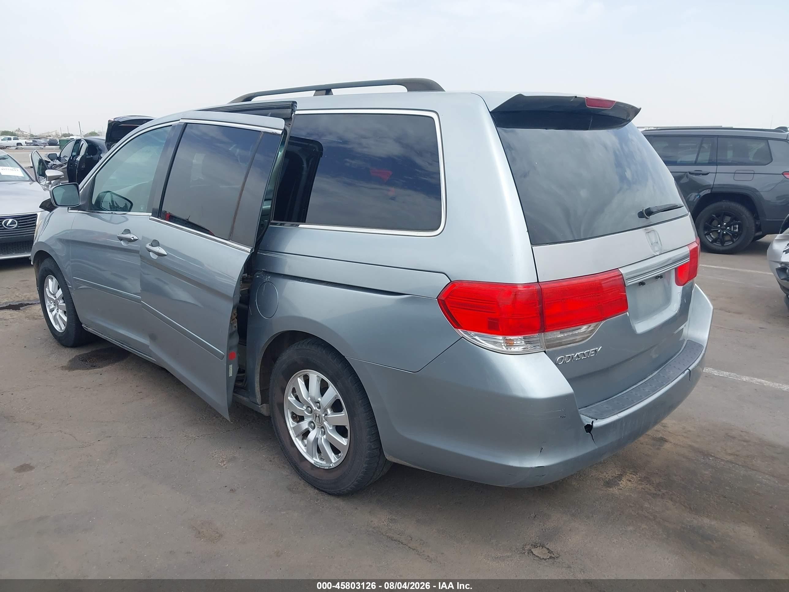 2010 Honda Odyssey Ex Silver vin: 5FNRL3H45AB103277