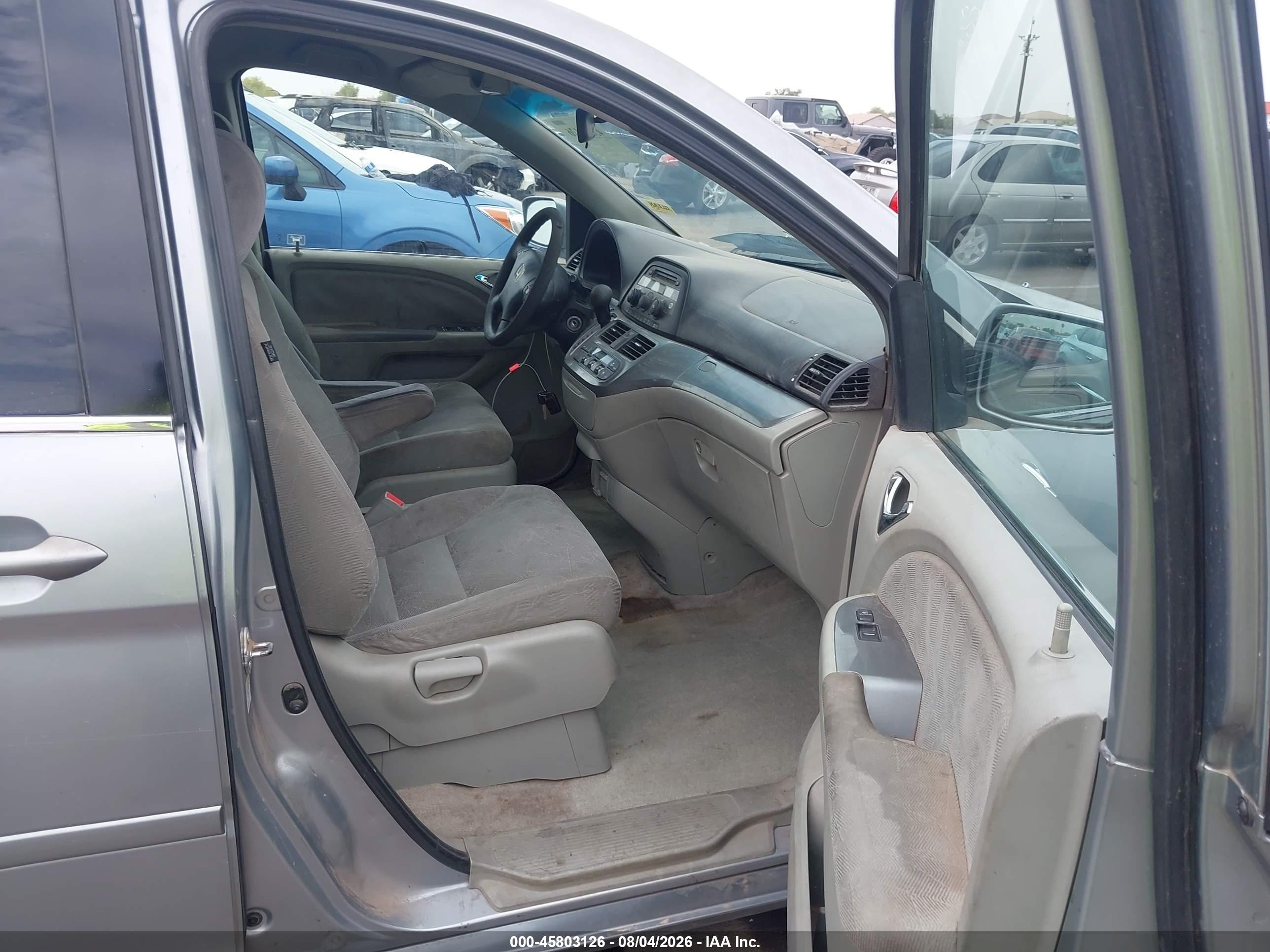 2010 Honda Odyssey Ex Silver vin: 5FNRL3H45AB103277