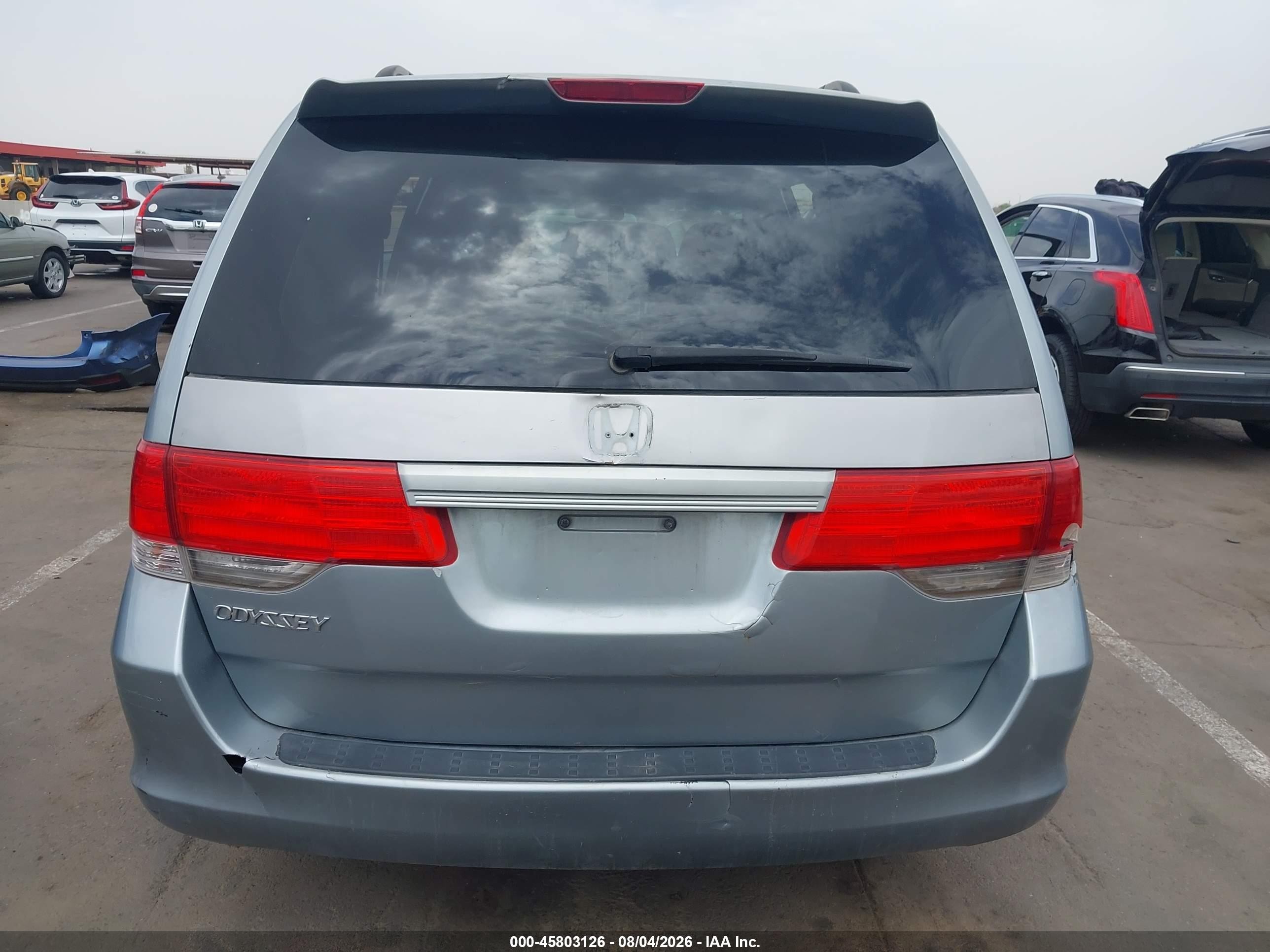 2010 Honda Odyssey Ex Silver vin: 5FNRL3H45AB103277