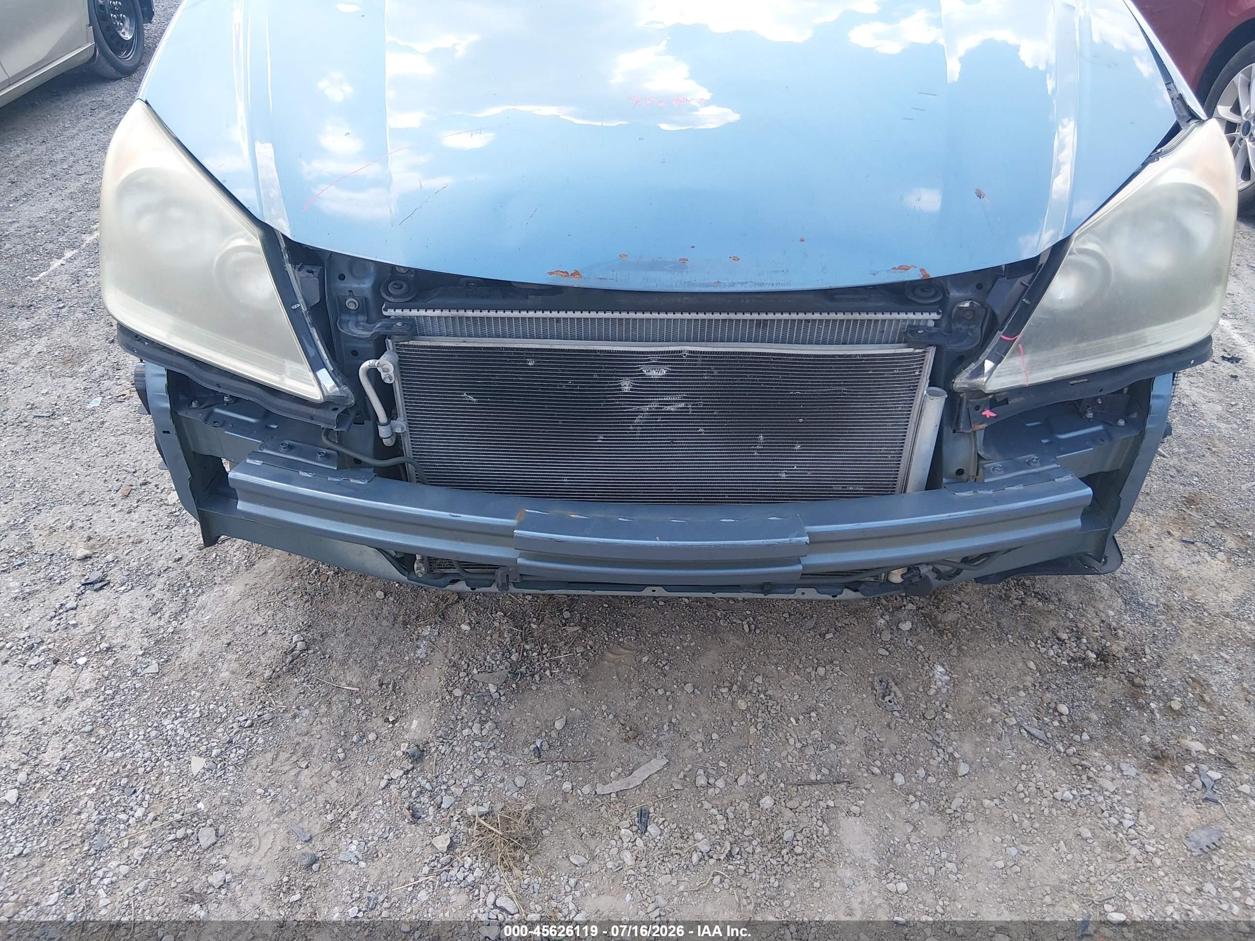2010 Honda Odyssey Ex Blue vin: 5FNRL3H46AB009005