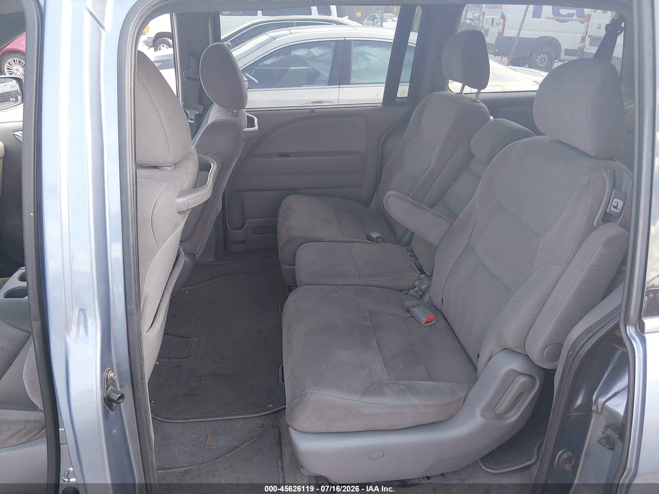 2010 Honda Odyssey Ex Blue vin: 5FNRL3H46AB009005