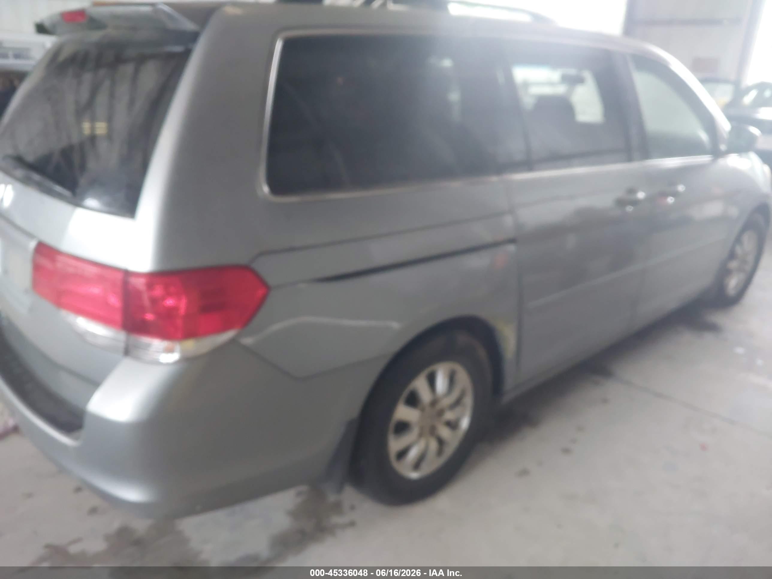 2010 Honda Odyssey Ex Light Blue vin: 5FNRL3H46AB028346