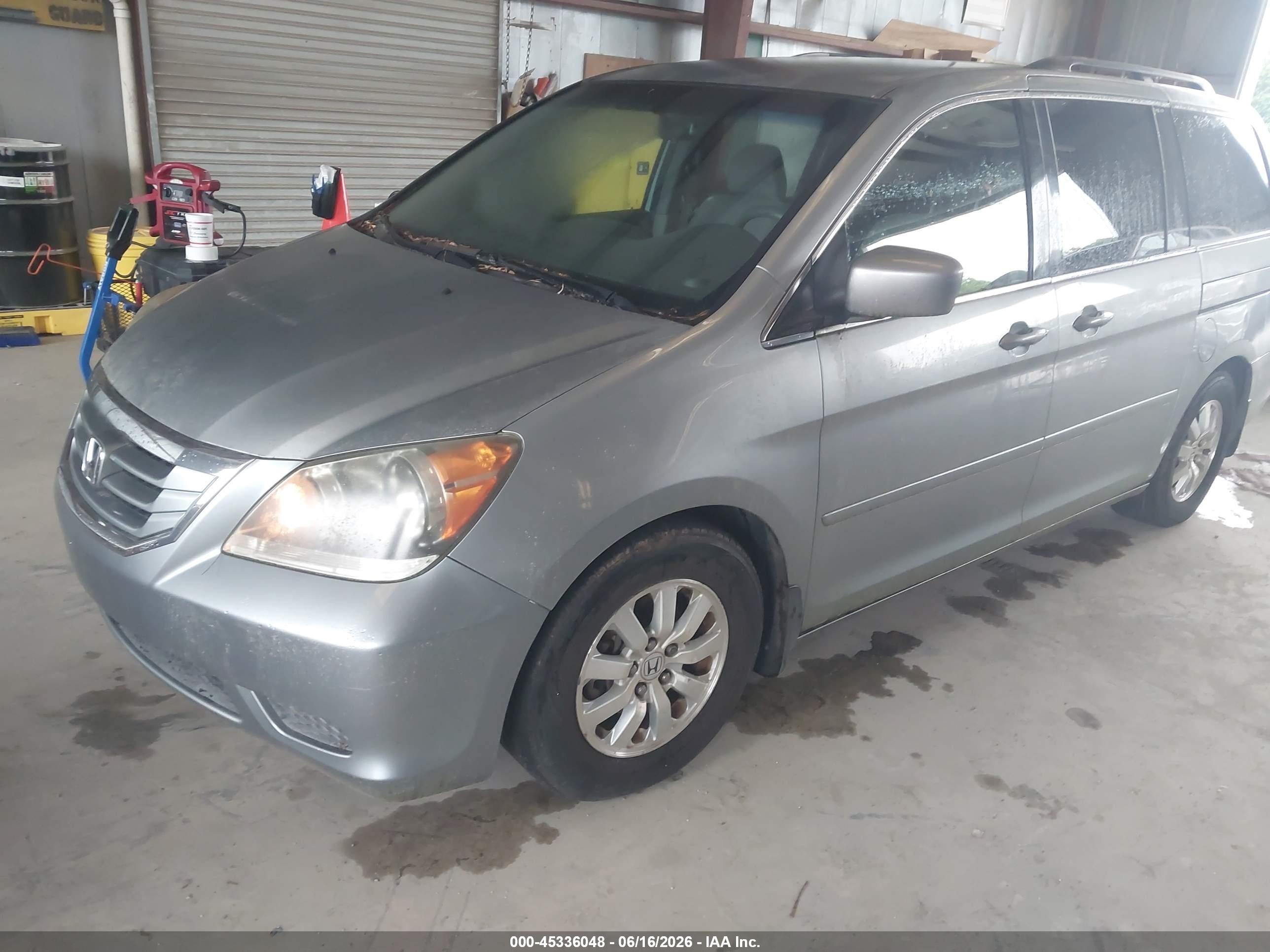 2010 Honda Odyssey Ex Light Blue vin: 5FNRL3H46AB028346