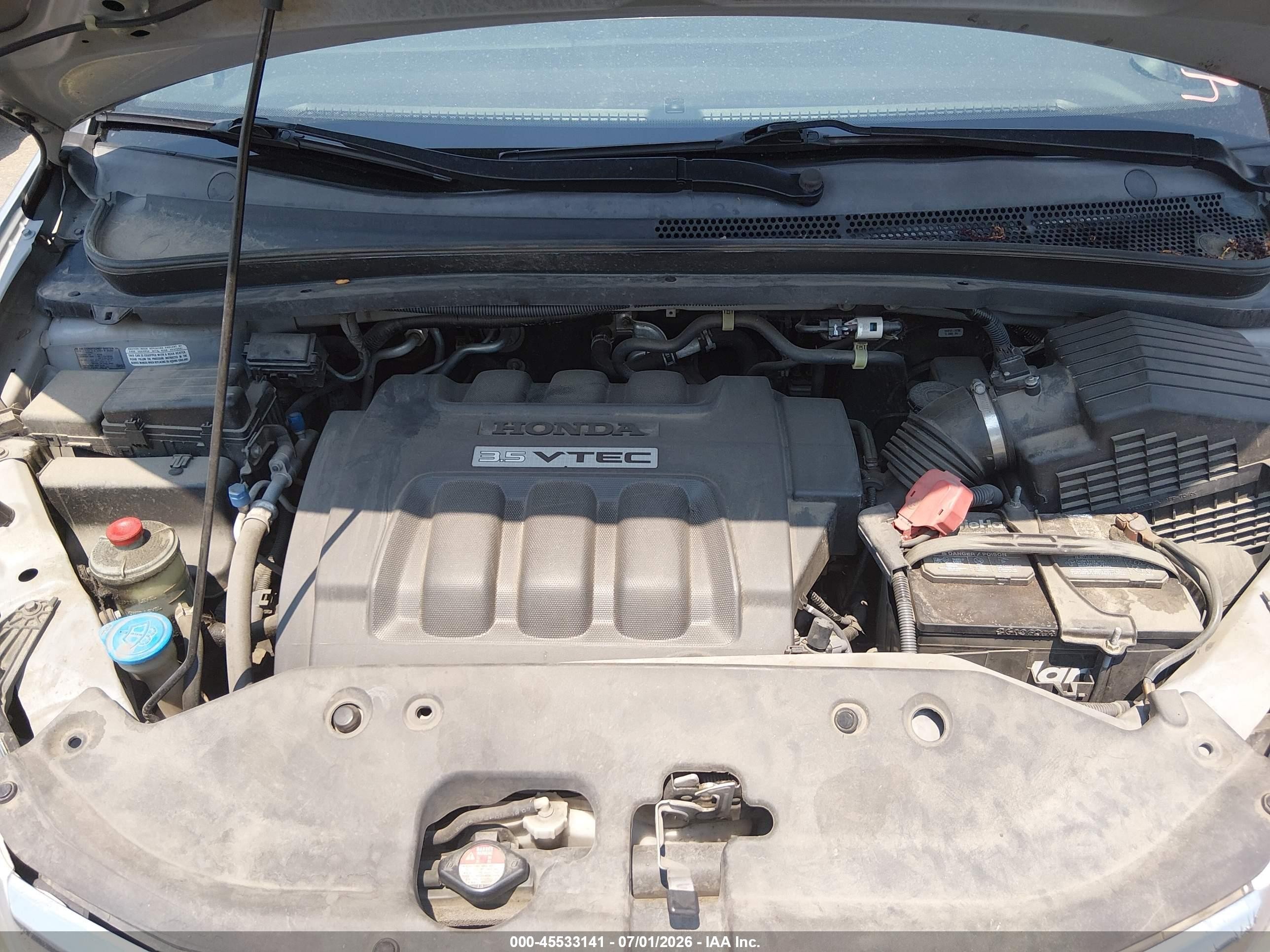 2010 Honda Odyssey Ex Серебряный vin: 5FNRL3H46AB030551