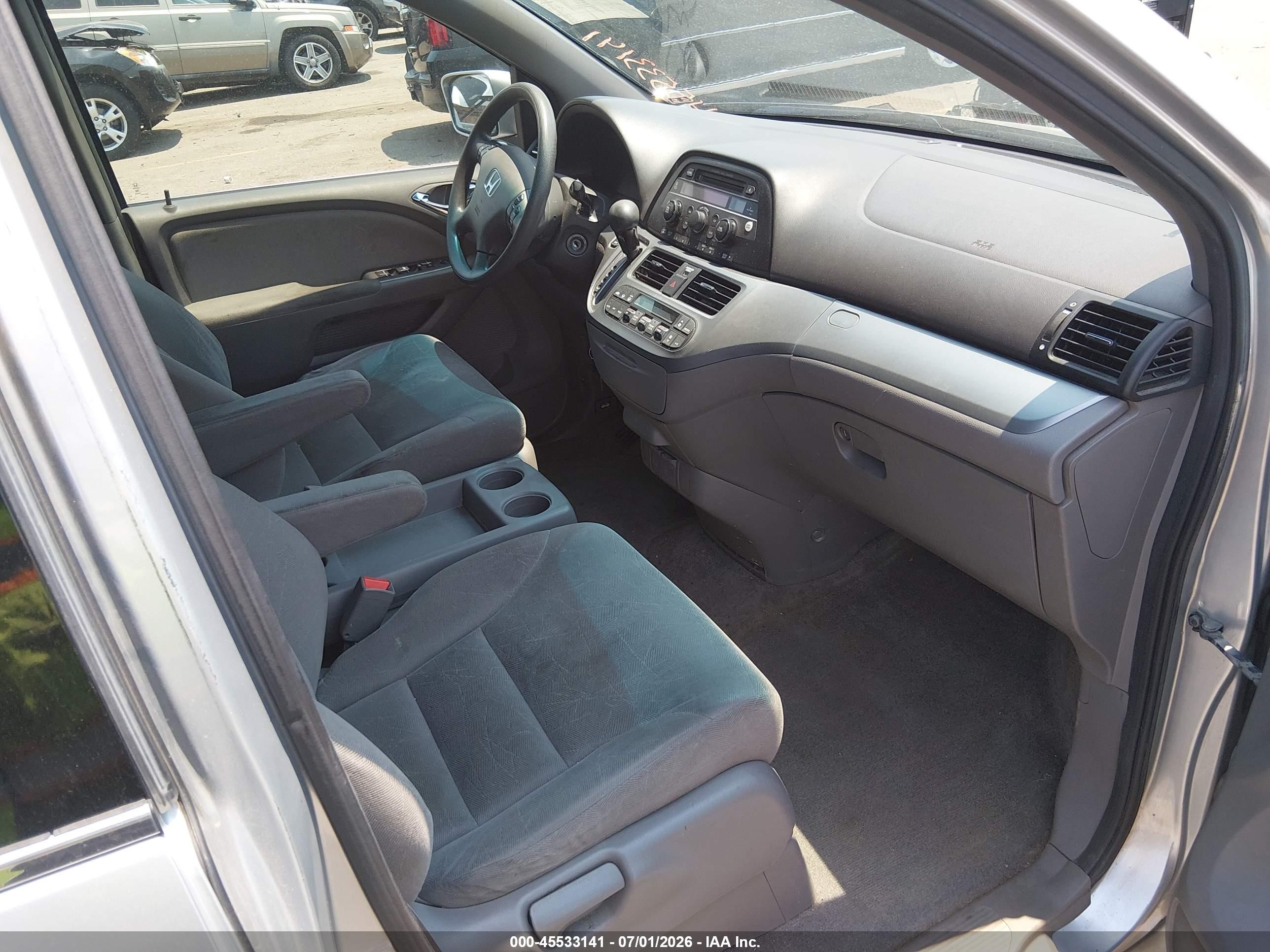 2010 Honda Odyssey Ex Серебряный vin: 5FNRL3H46AB030551