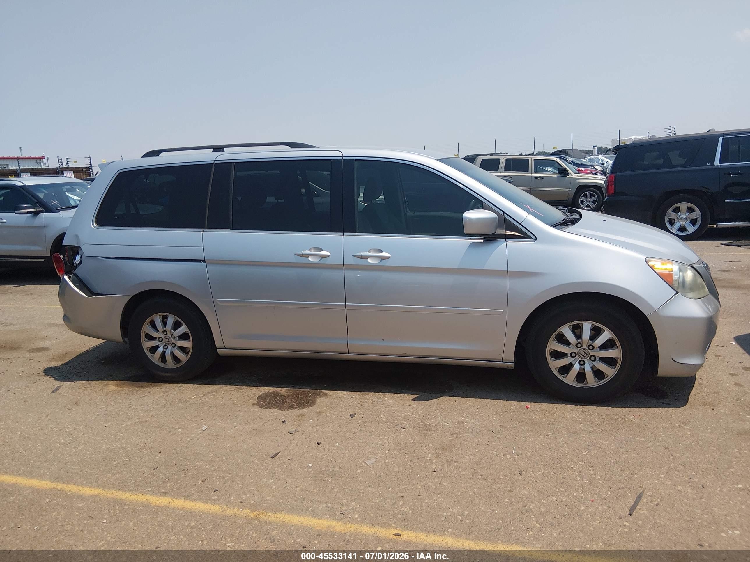 2010 Honda Odyssey Ex Серебряный vin: 5FNRL3H46AB030551