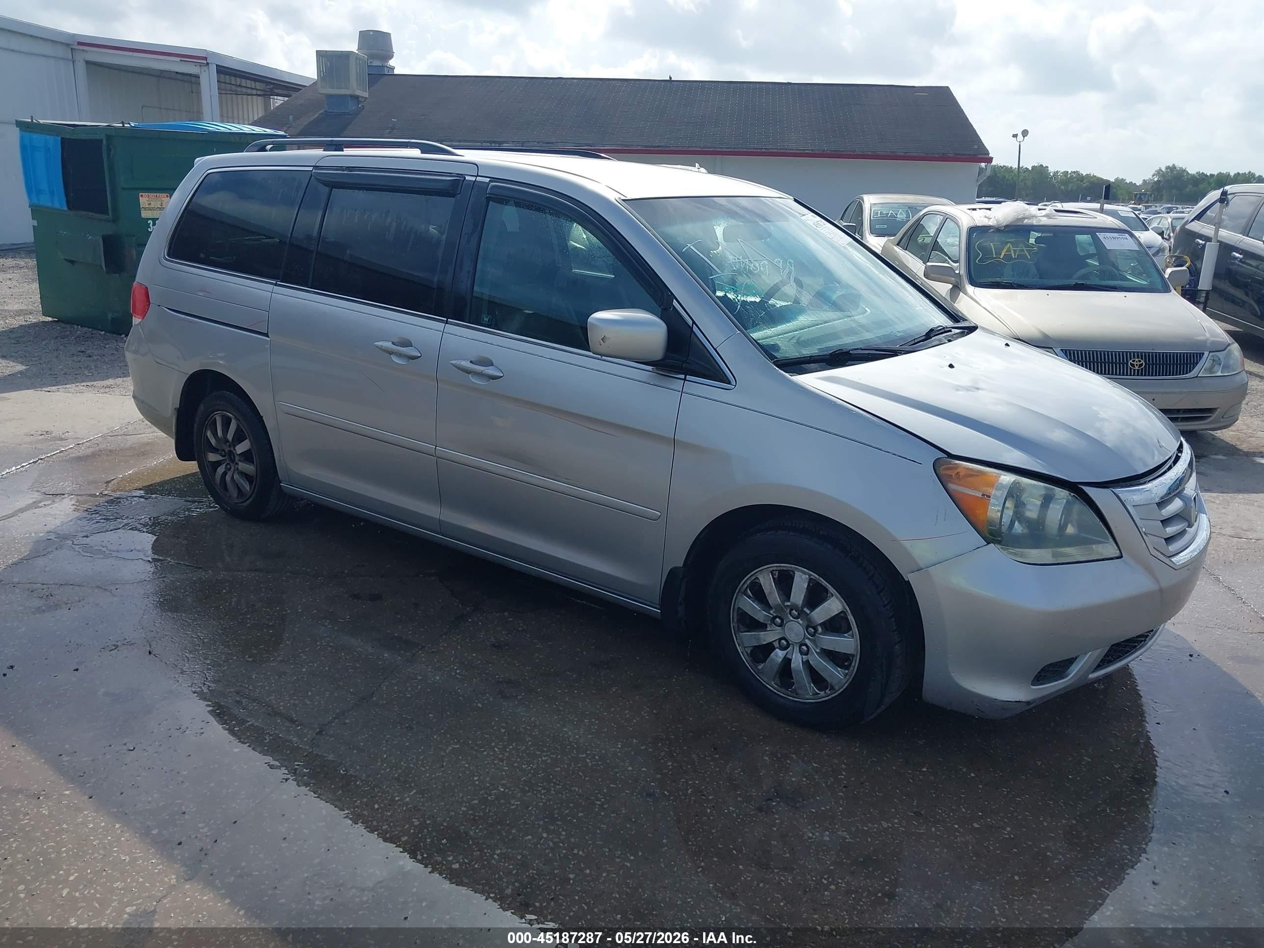 2010 Honda Odyssey Ex Silver vin: 5FNRL3H46AB068961