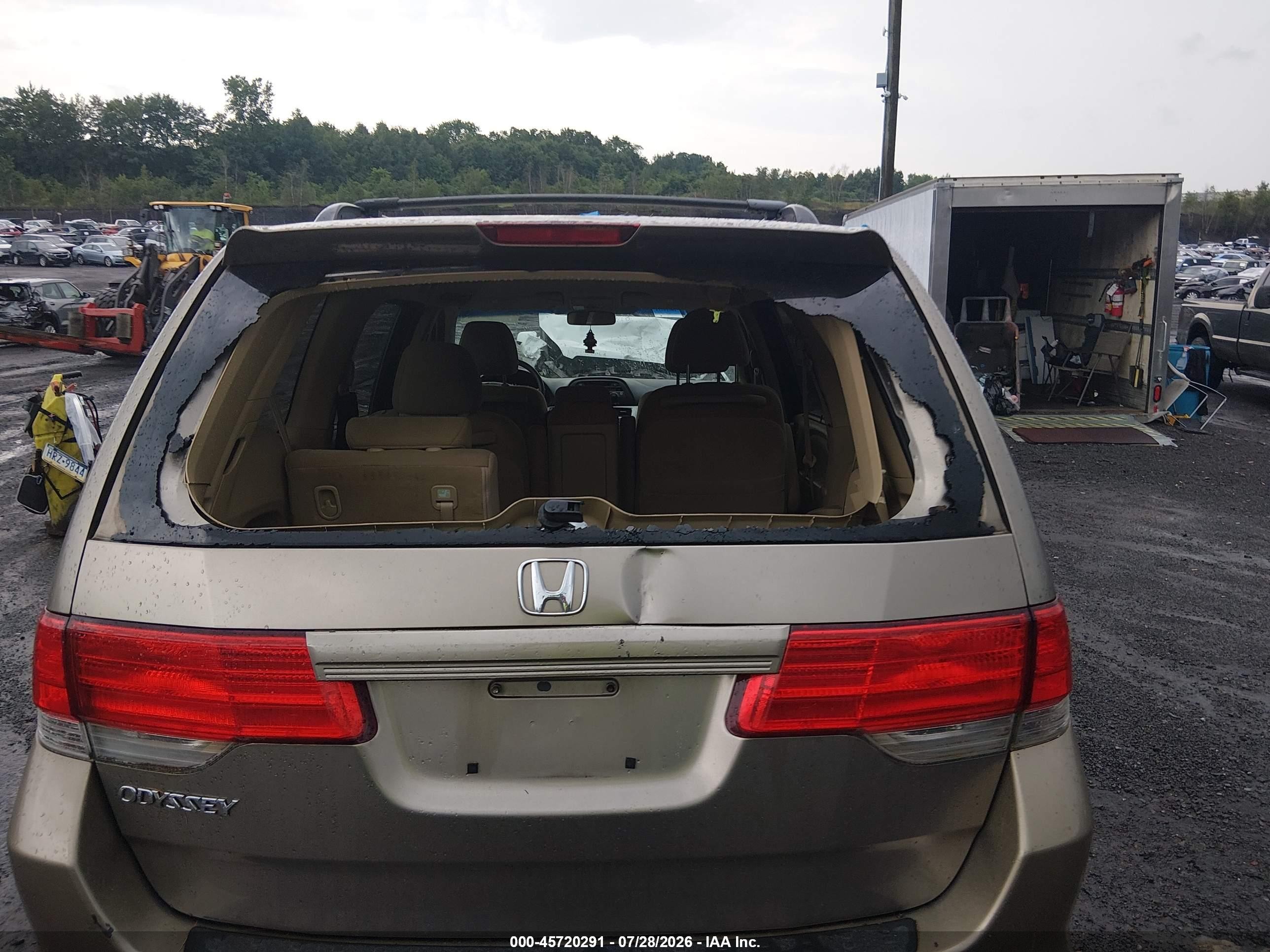 2010 Honda Odyssey Ex Gold vin: 5FNRL3H47AB005741