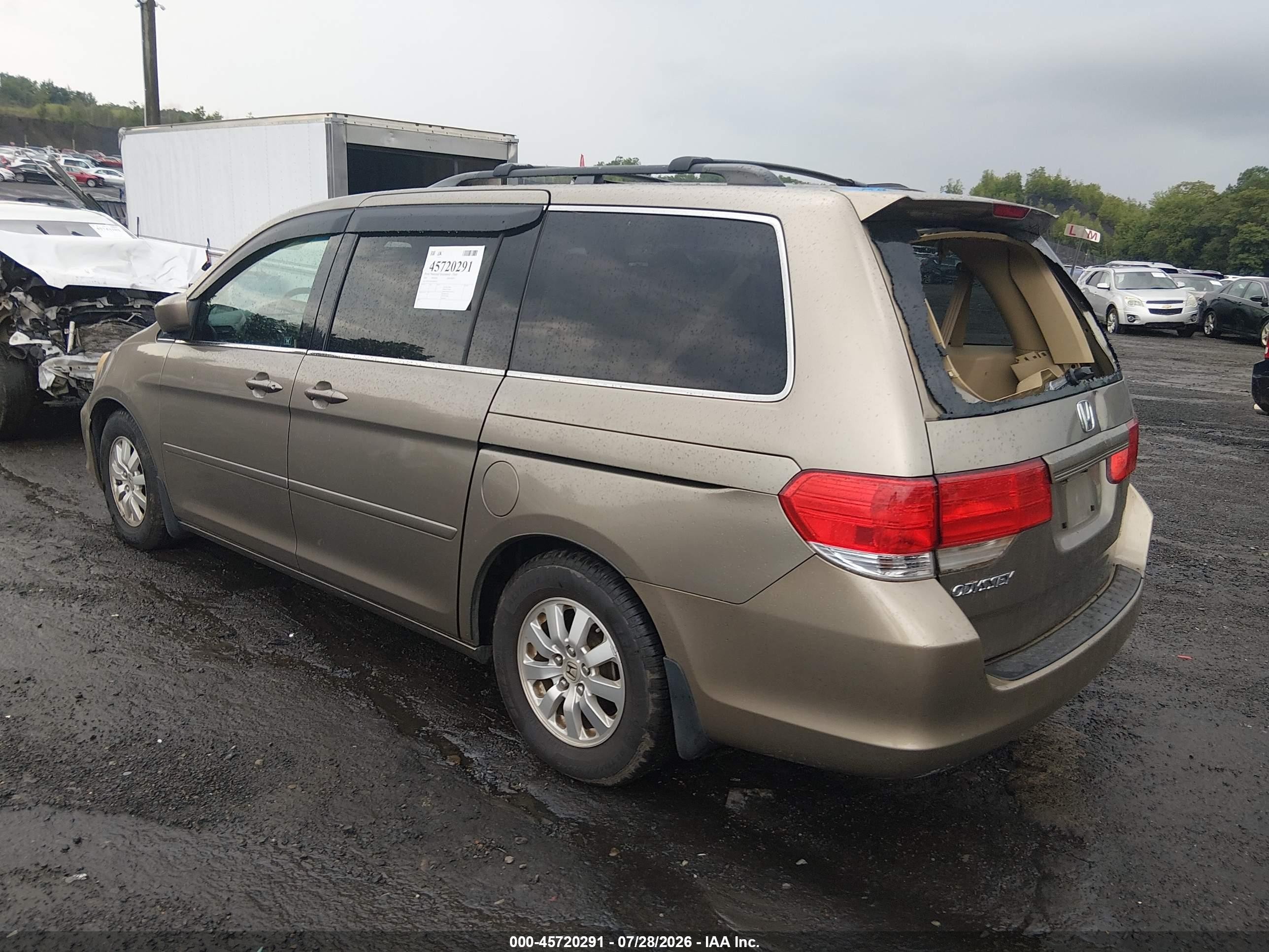 2010 Honda Odyssey Ex Gold vin: 5FNRL3H47AB005741