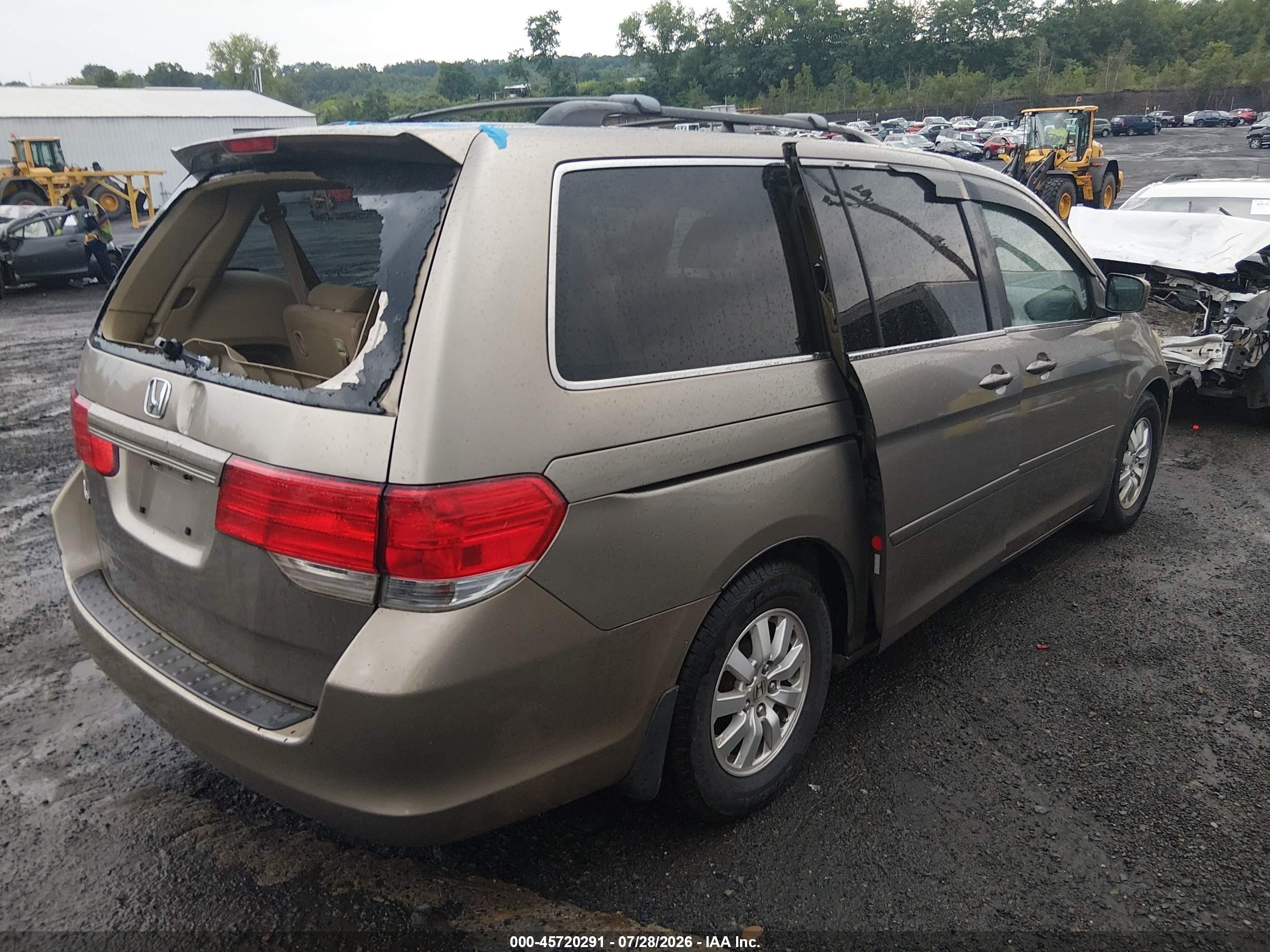 2010 Honda Odyssey Ex Gold vin: 5FNRL3H47AB005741
