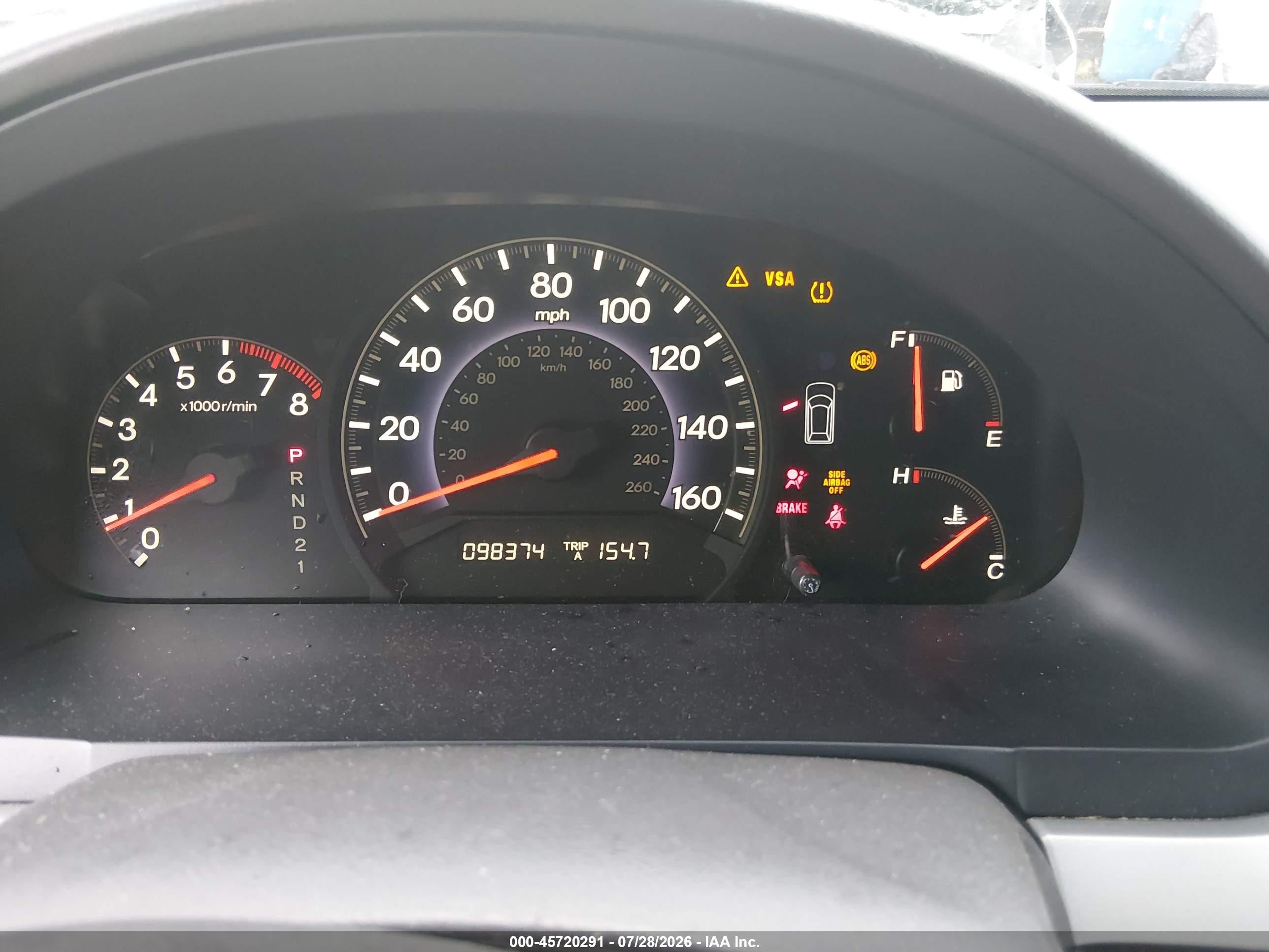 2010 Honda Odyssey Ex Gold vin: 5FNRL3H47AB005741