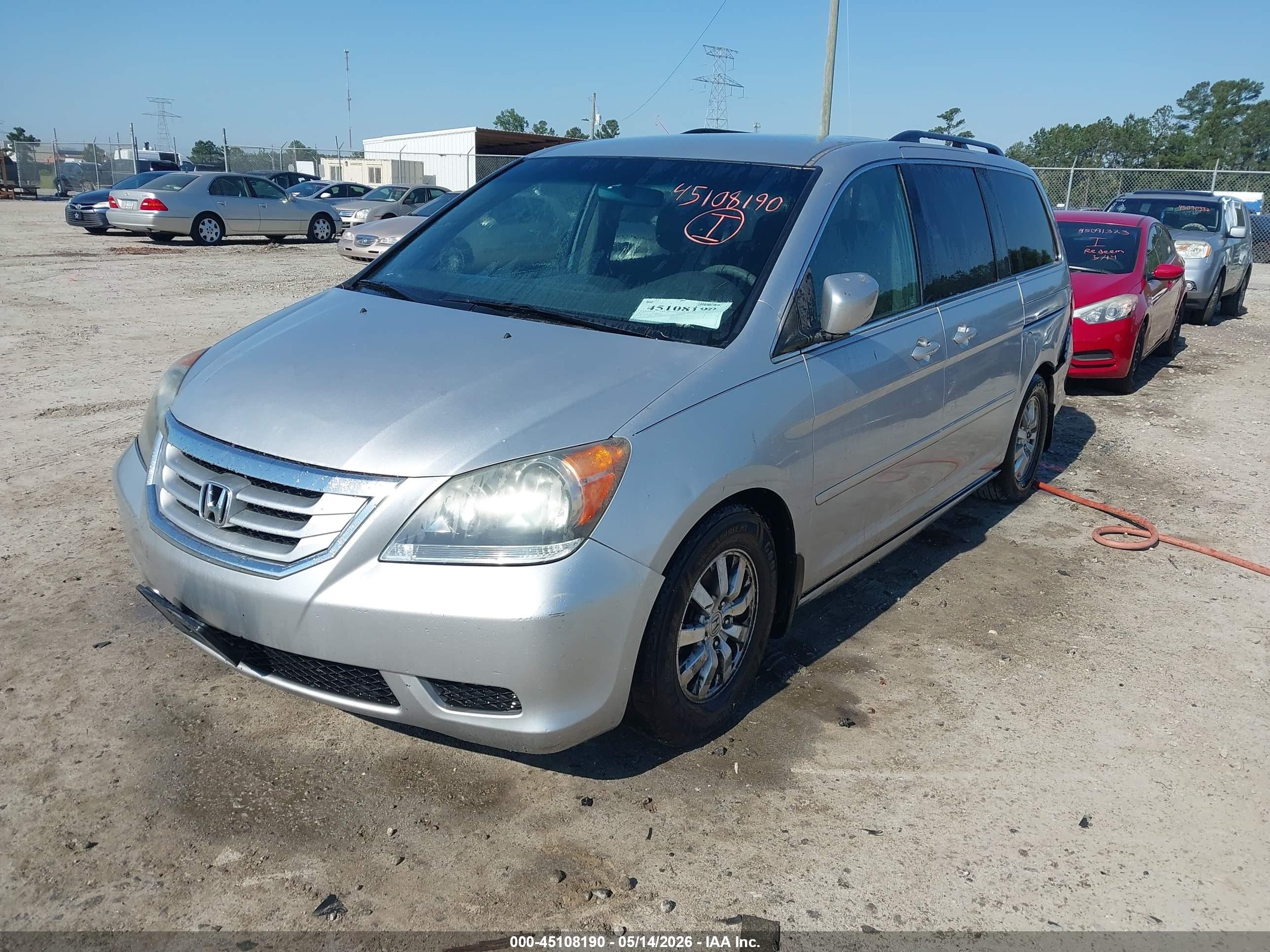 2010 Honda Odyssey Ex Silver vin: 5FNRL3H47AB043860