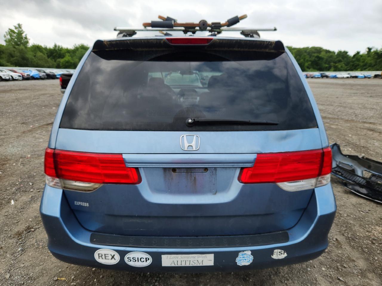 2010 Honda Odyssey Ex Blue vin: 5FNRL3H47AB059279