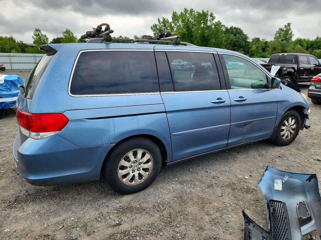 2010 Honda Odyssey Ex Blue vin: 5FNRL3H47AB059279