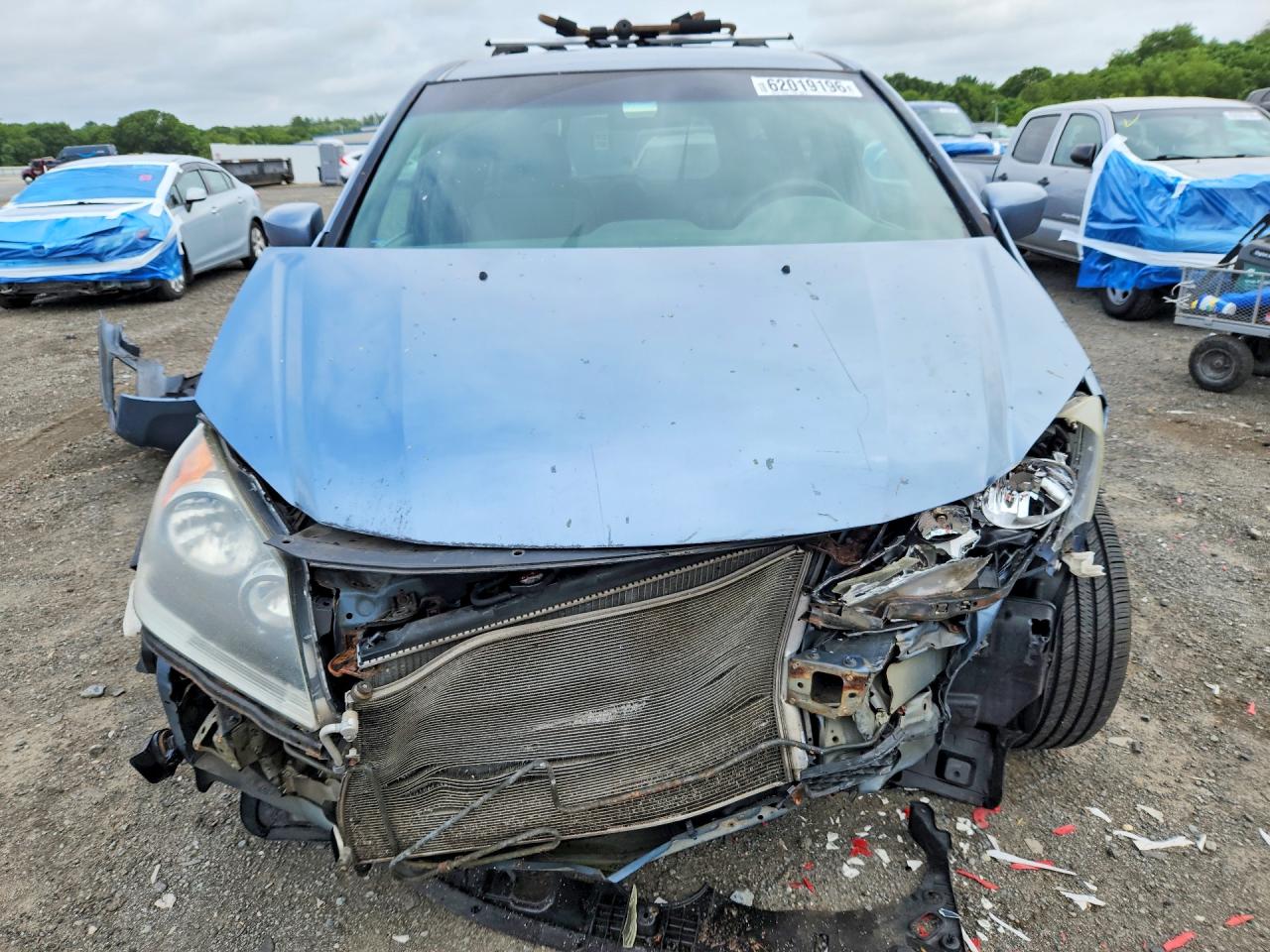 2010 Honda Odyssey Ex Blue vin: 5FNRL3H47AB059279
