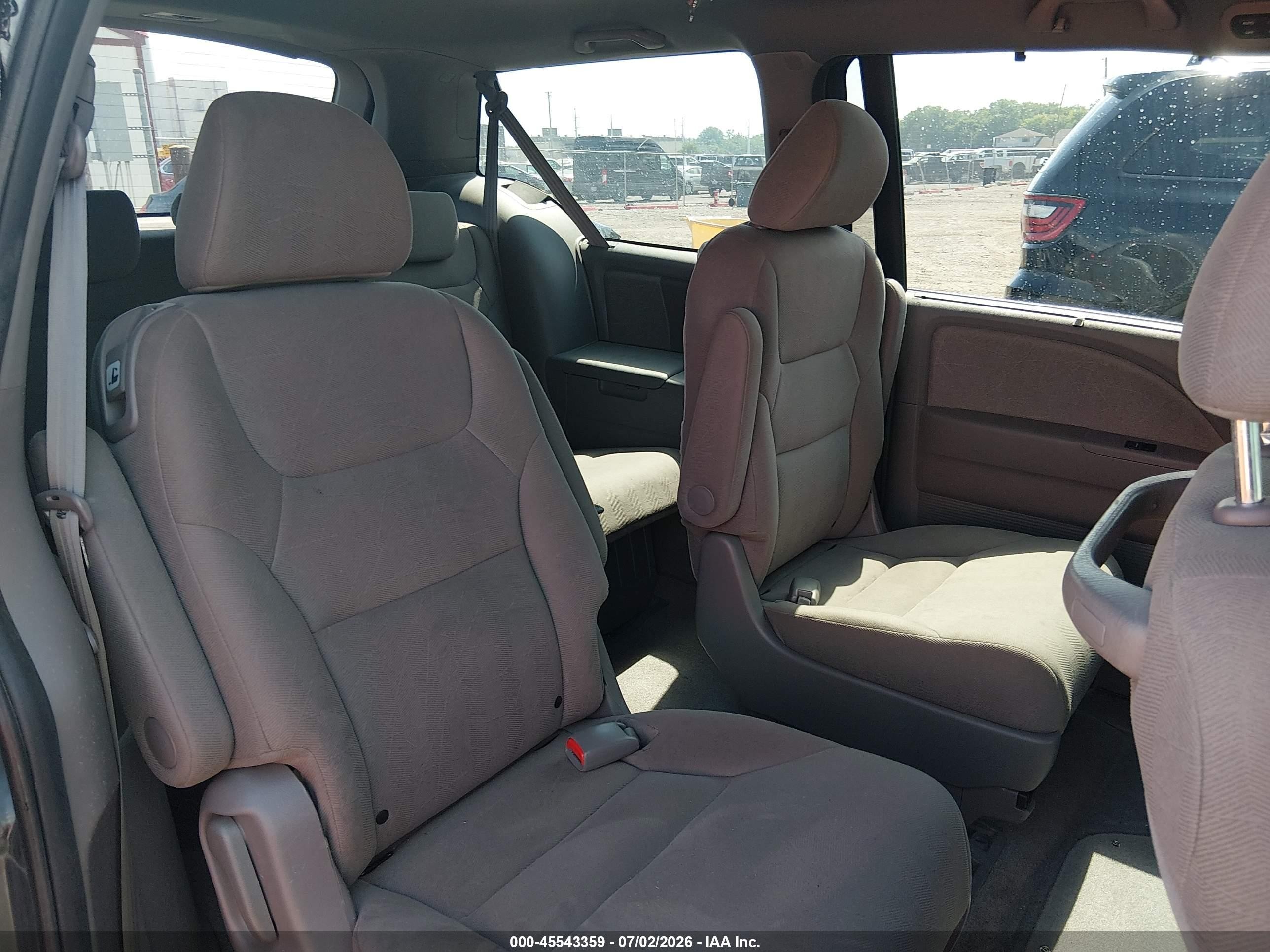 2010 Honda Odyssey Ex Gray vin: 5FNRL3H47AB060903