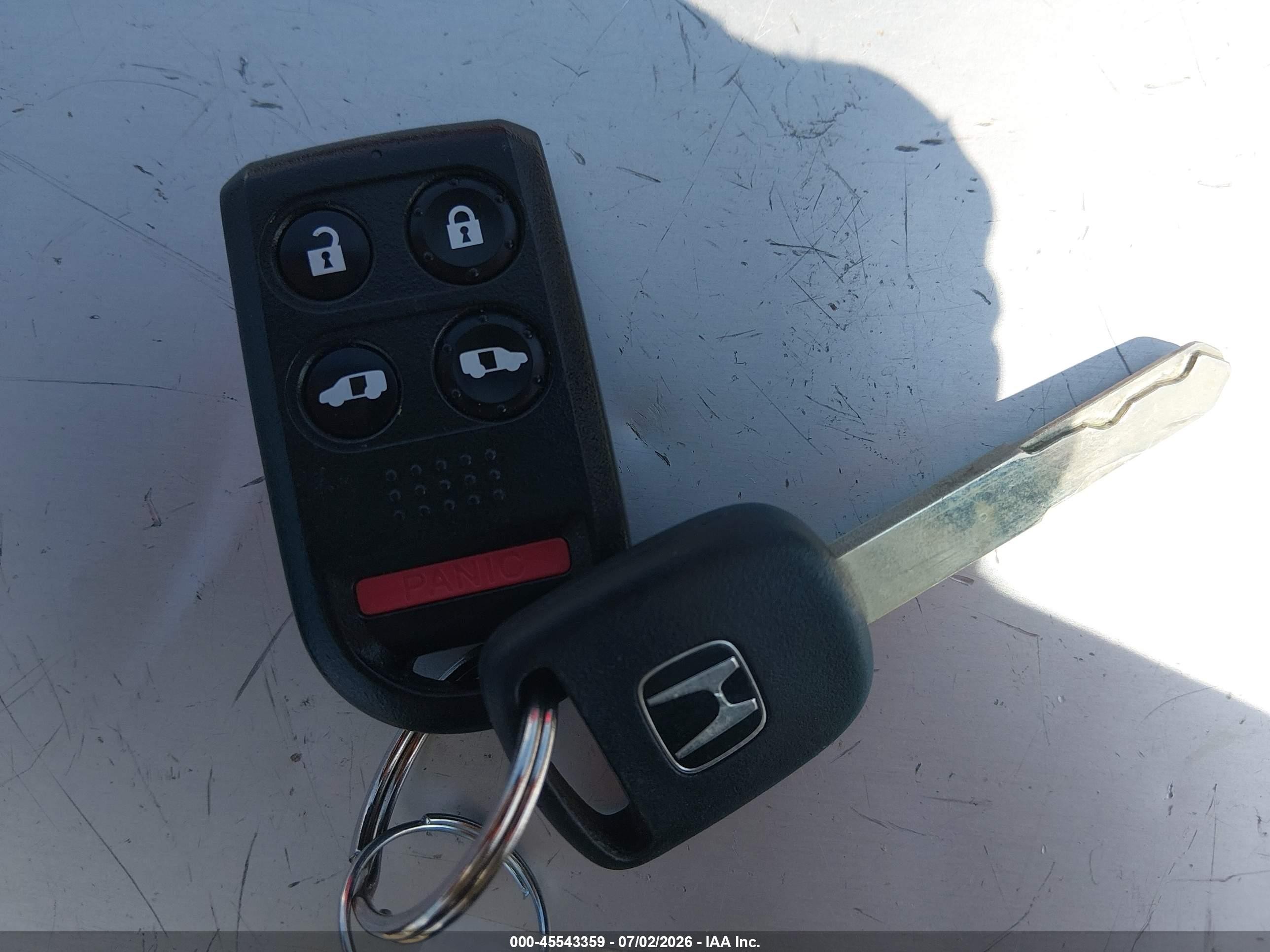 2010 Honda Odyssey Ex Gray vin: 5FNRL3H47AB060903