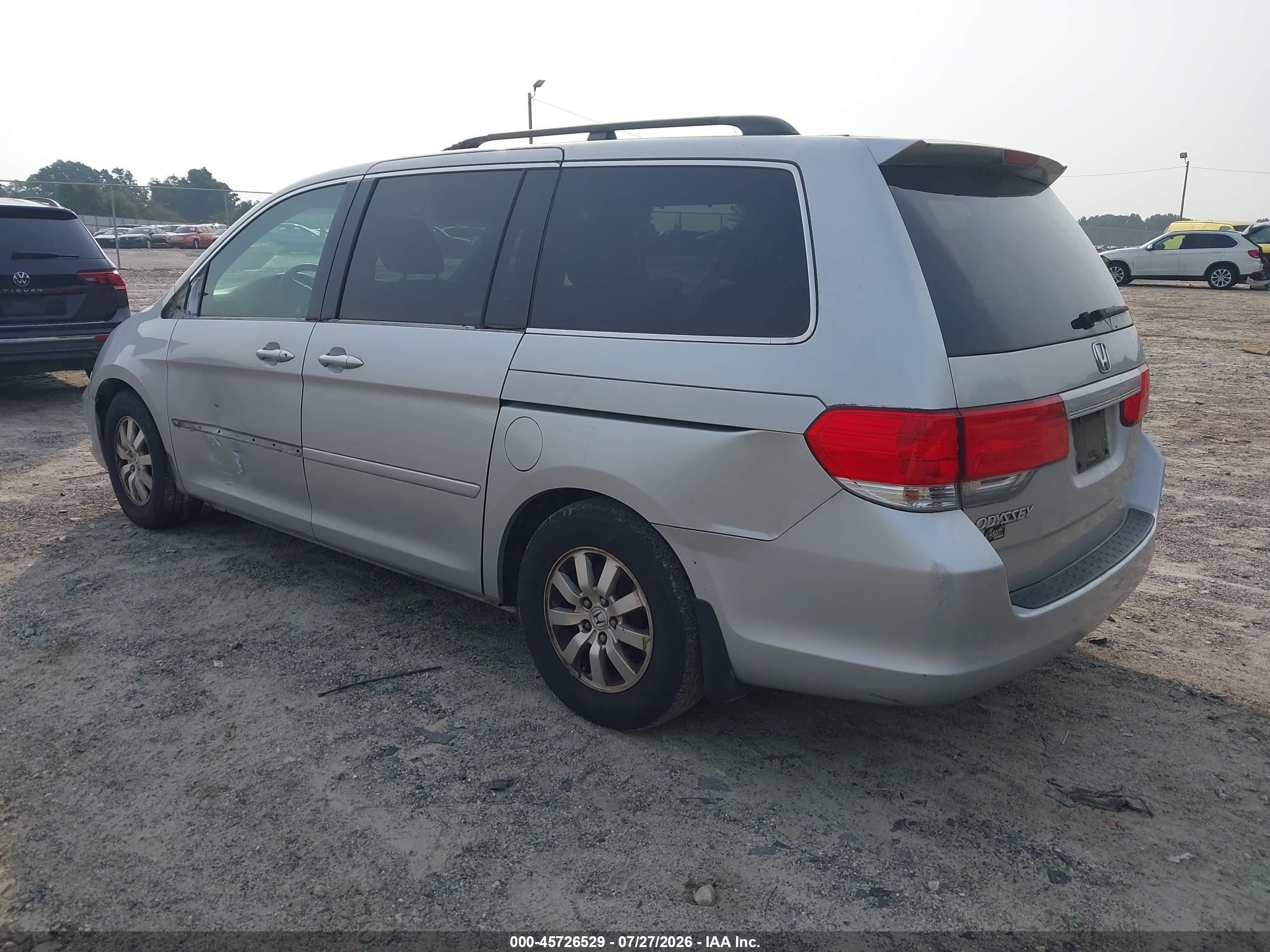 2010 Honda Odyssey Ex Silver vin: 5FNRL3H47AB081380