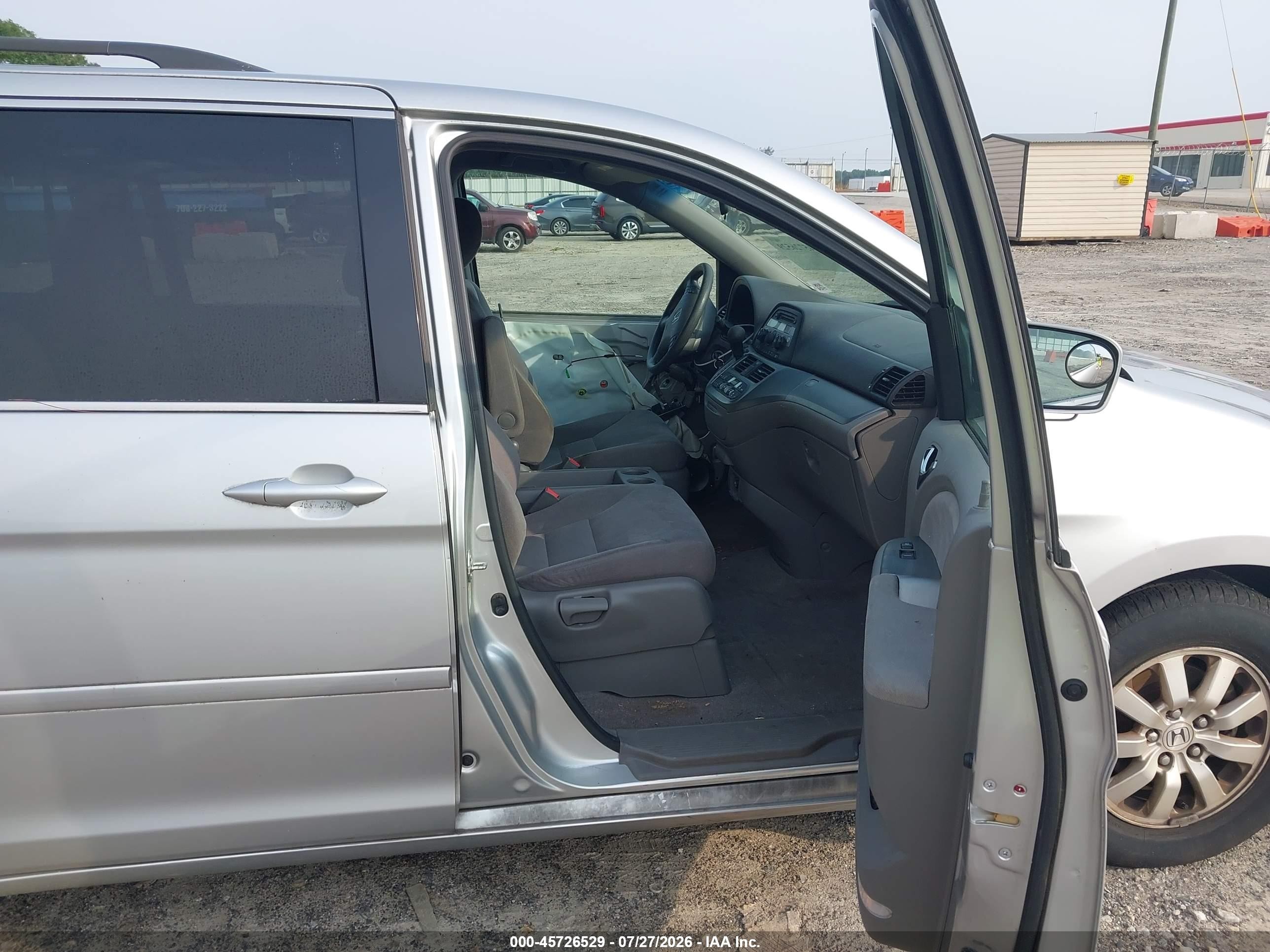 2010 Honda Odyssey Ex Silver vin: 5FNRL3H47AB081380