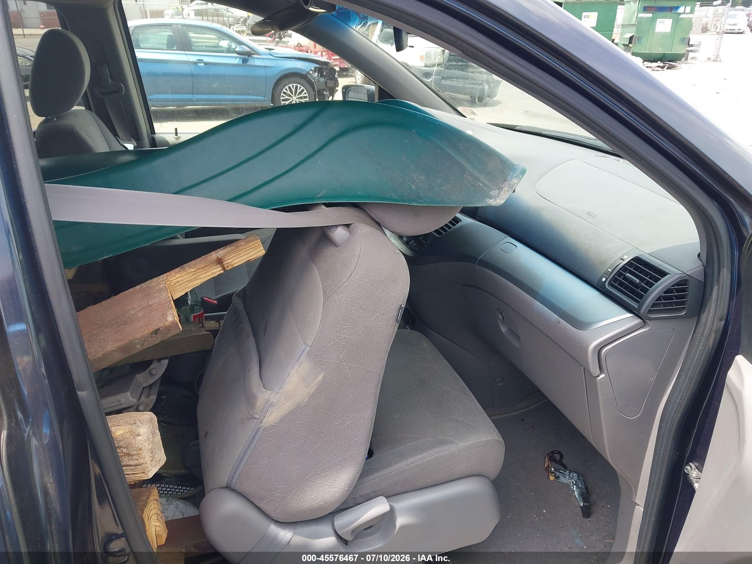 2010 Honda Odyssey Ex Синий vin: 5FNRL3H48AB003531