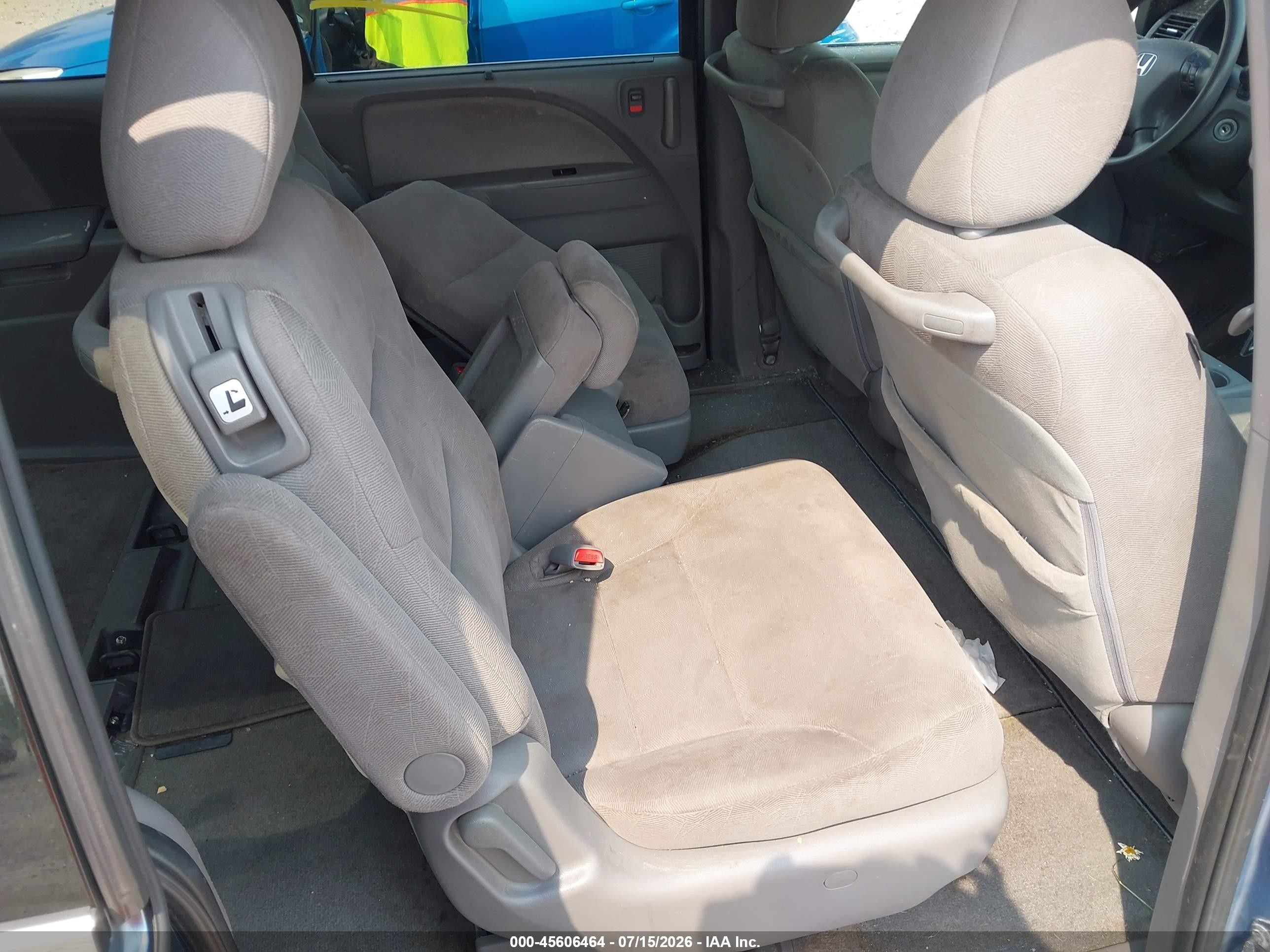 2010 Honda Odyssey Ex Light Blue vin: 5FNRL3H49AB019673