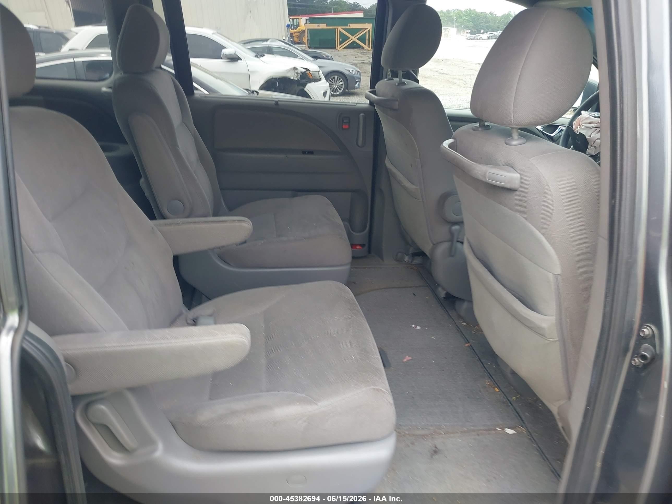 2010 Honda Odyssey Ex Gray vin: 5FNRL3H49AB042435