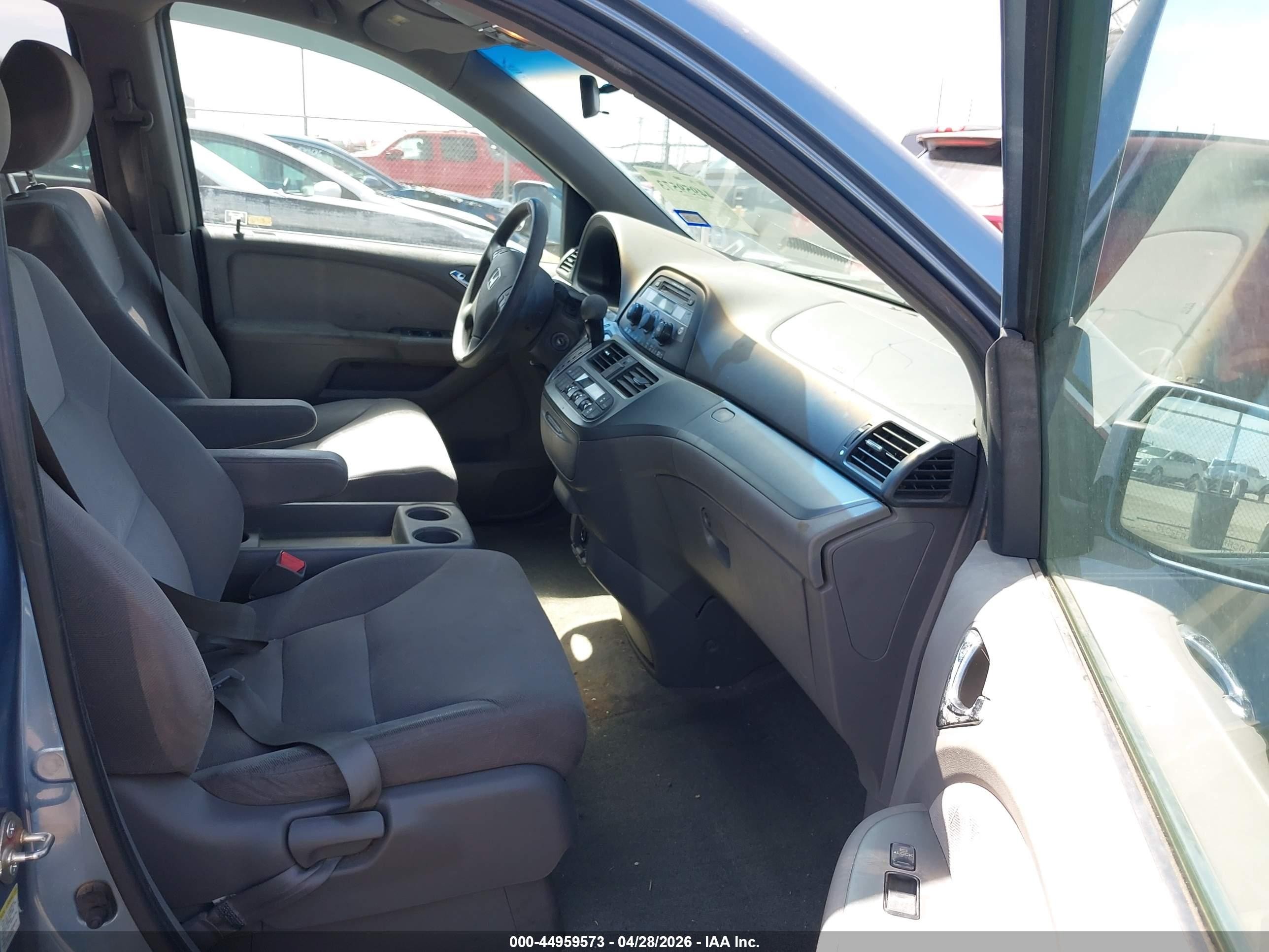 2010 Honda Odyssey Ex Blue vin: 5FNRL3H49AB091862