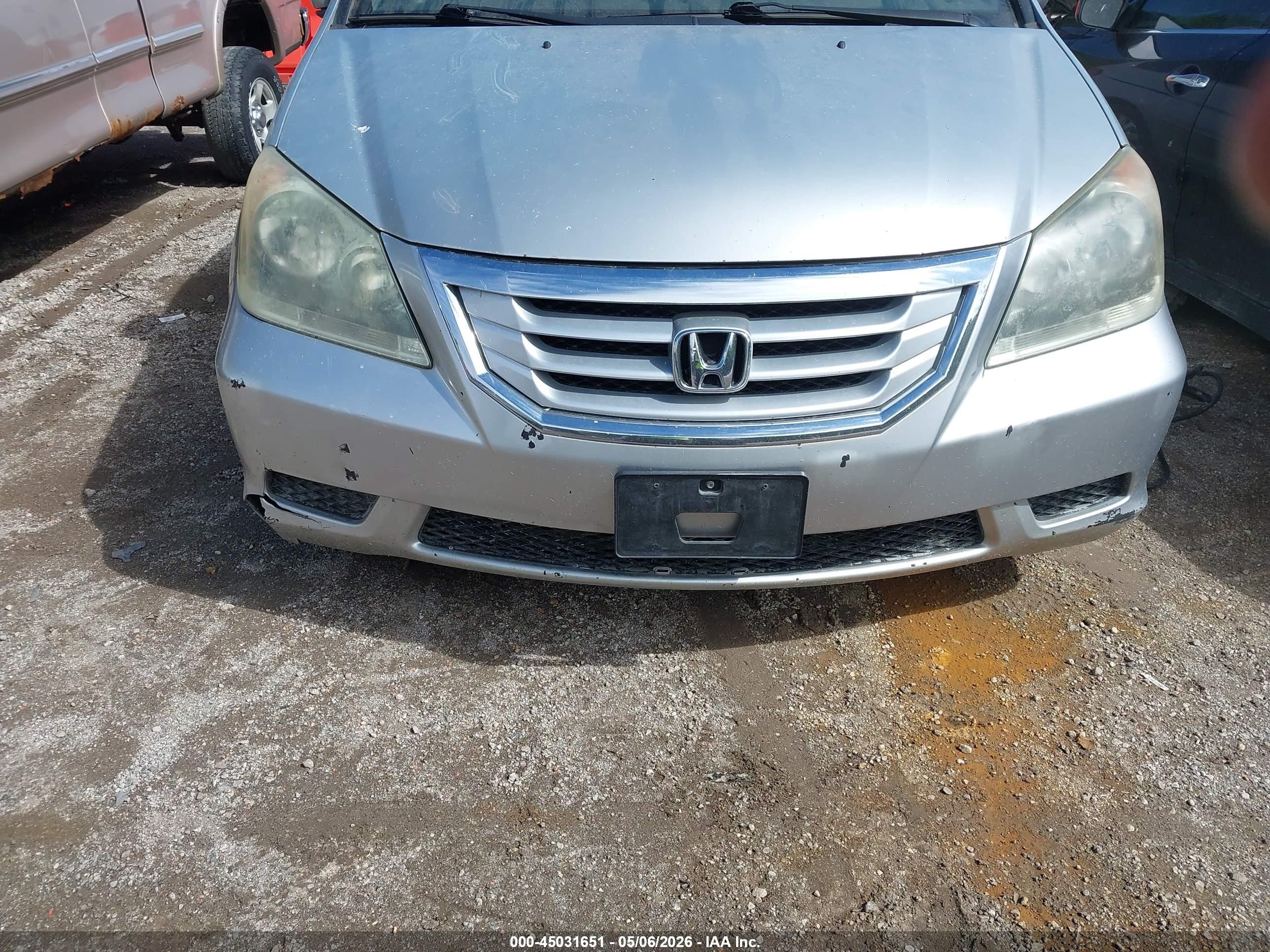 2010 Honda Odyssey Ex Серебряный vin: 5FNRL3H49AB092428