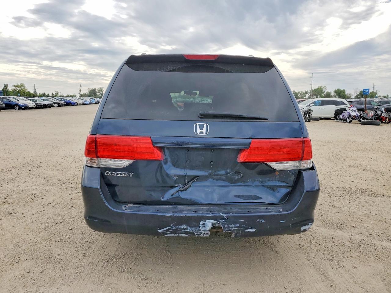 2010 Honda Odyssey Ex Blue vin: 5FNRL3H4XAB013820