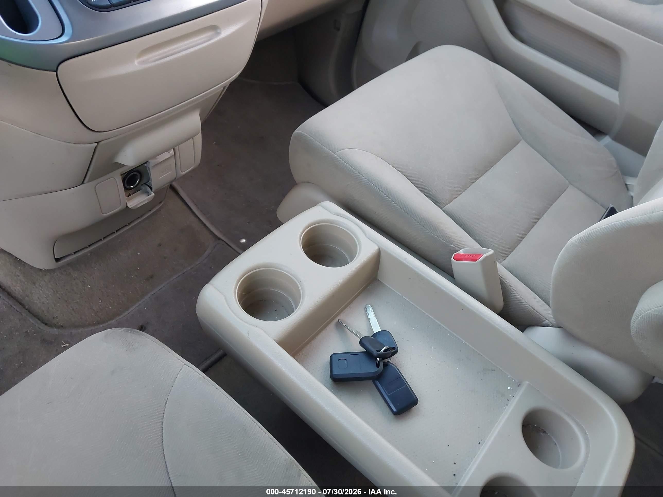 2010 Honda Odyssey Ex Beige vin: 5FNRL3H4XAB055727