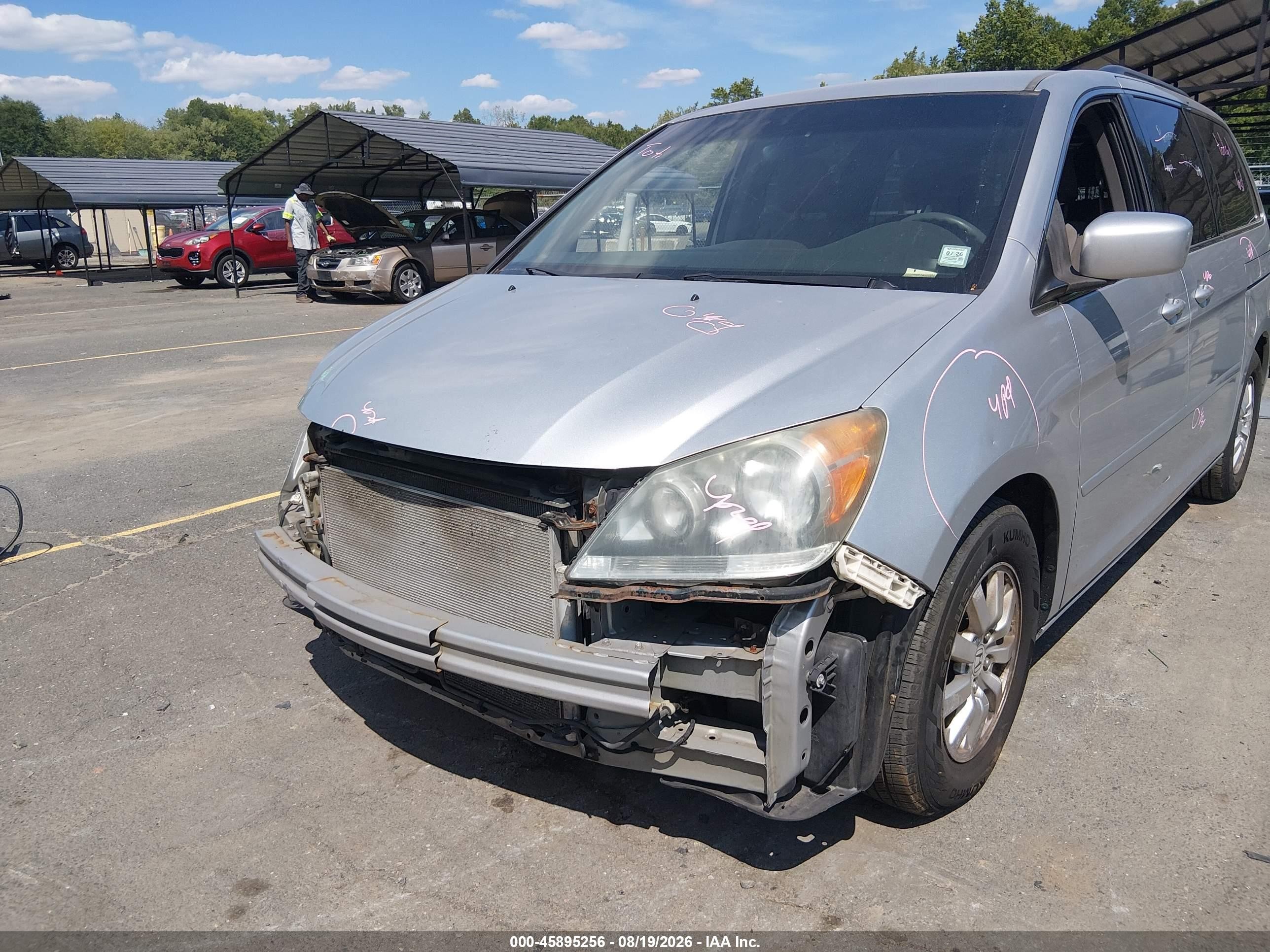 2010 Honda Odyssey Ex Silver vin: 5FNRL3H4XAB057591