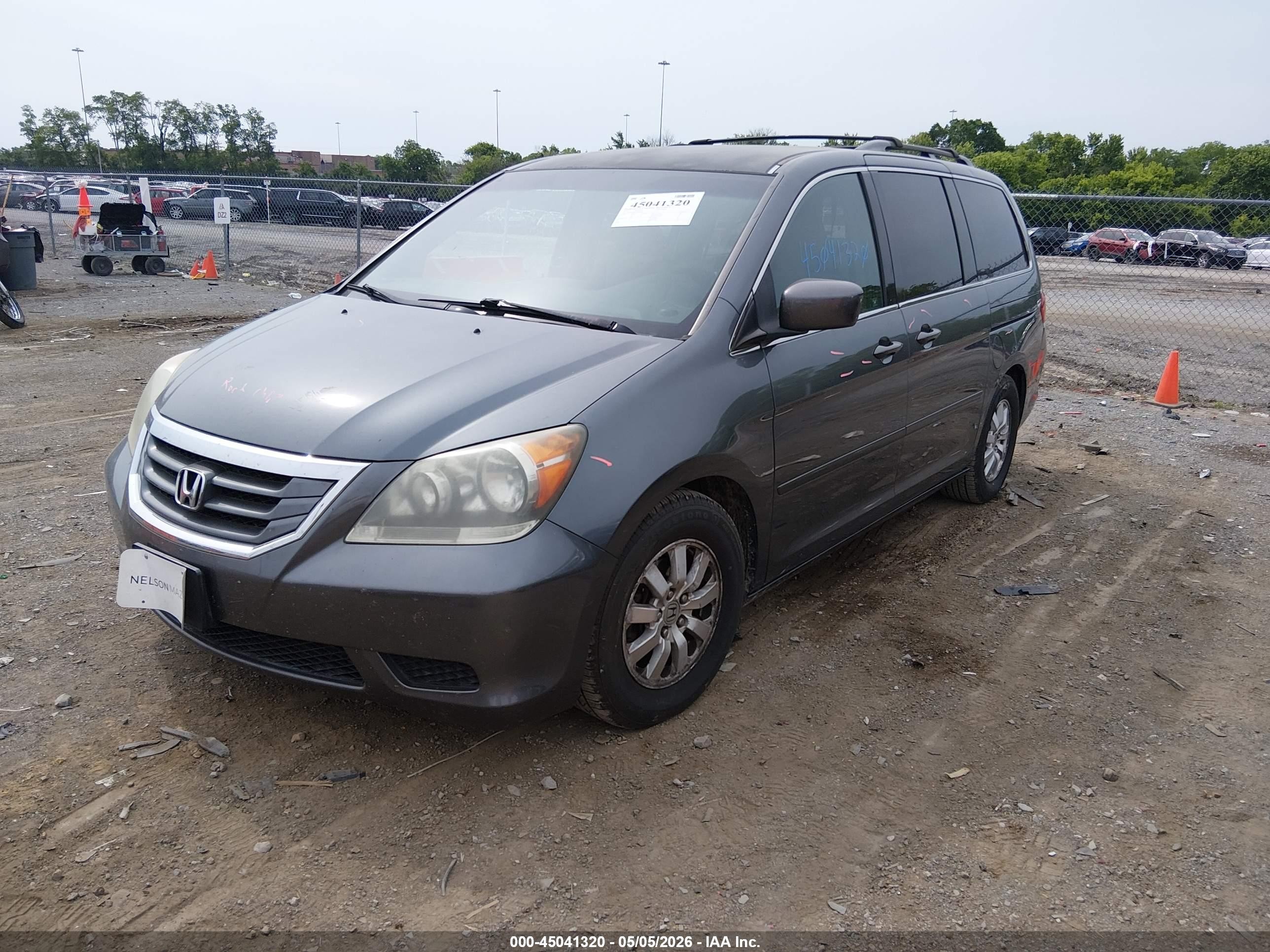 2010 Honda Odyssey Ex Light Blue vin: 5FNRL3H4XAB081308