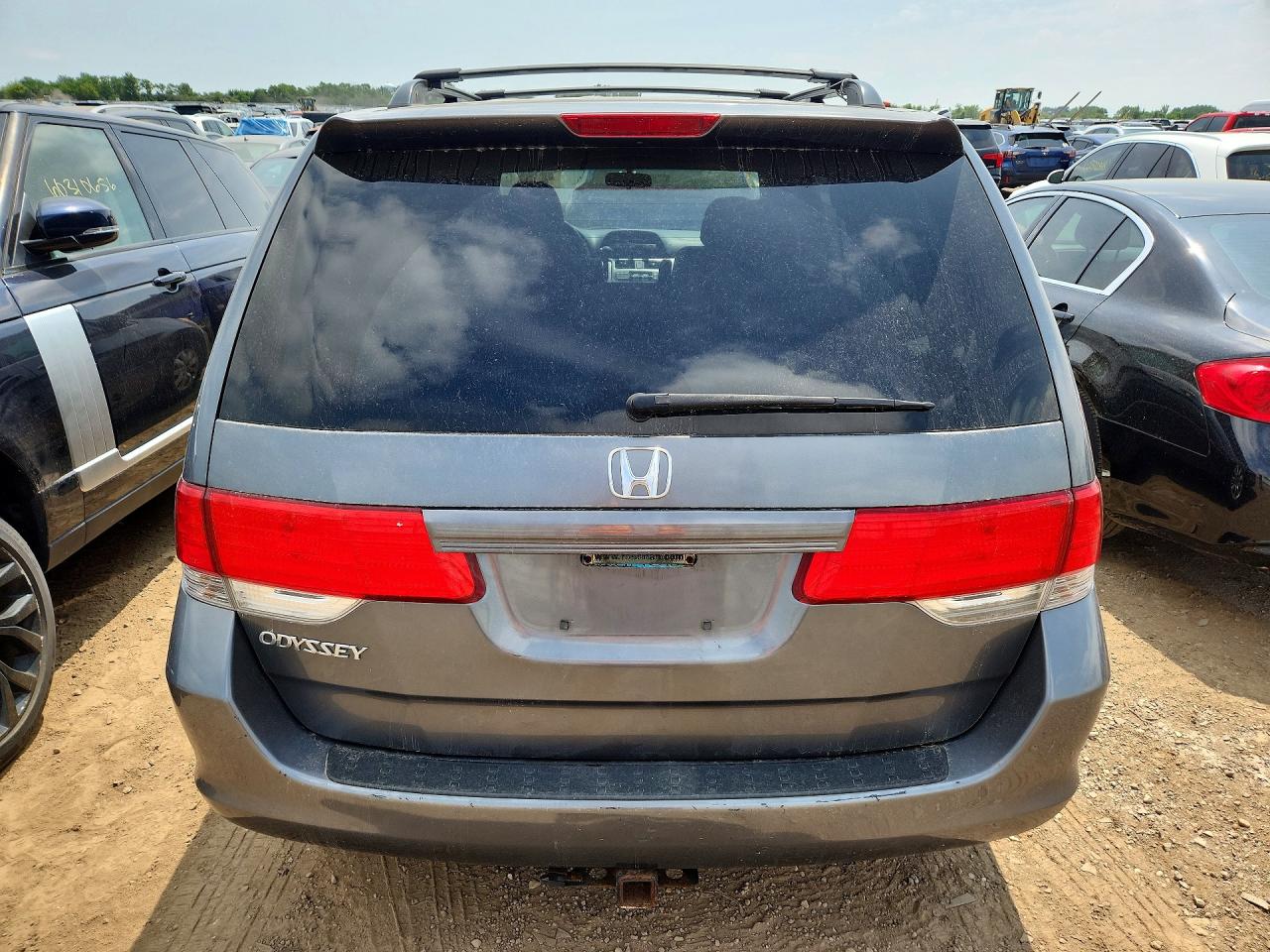 2010 Honda Odyssey Ex Gray vin: 5FNRL3H4XAB111309