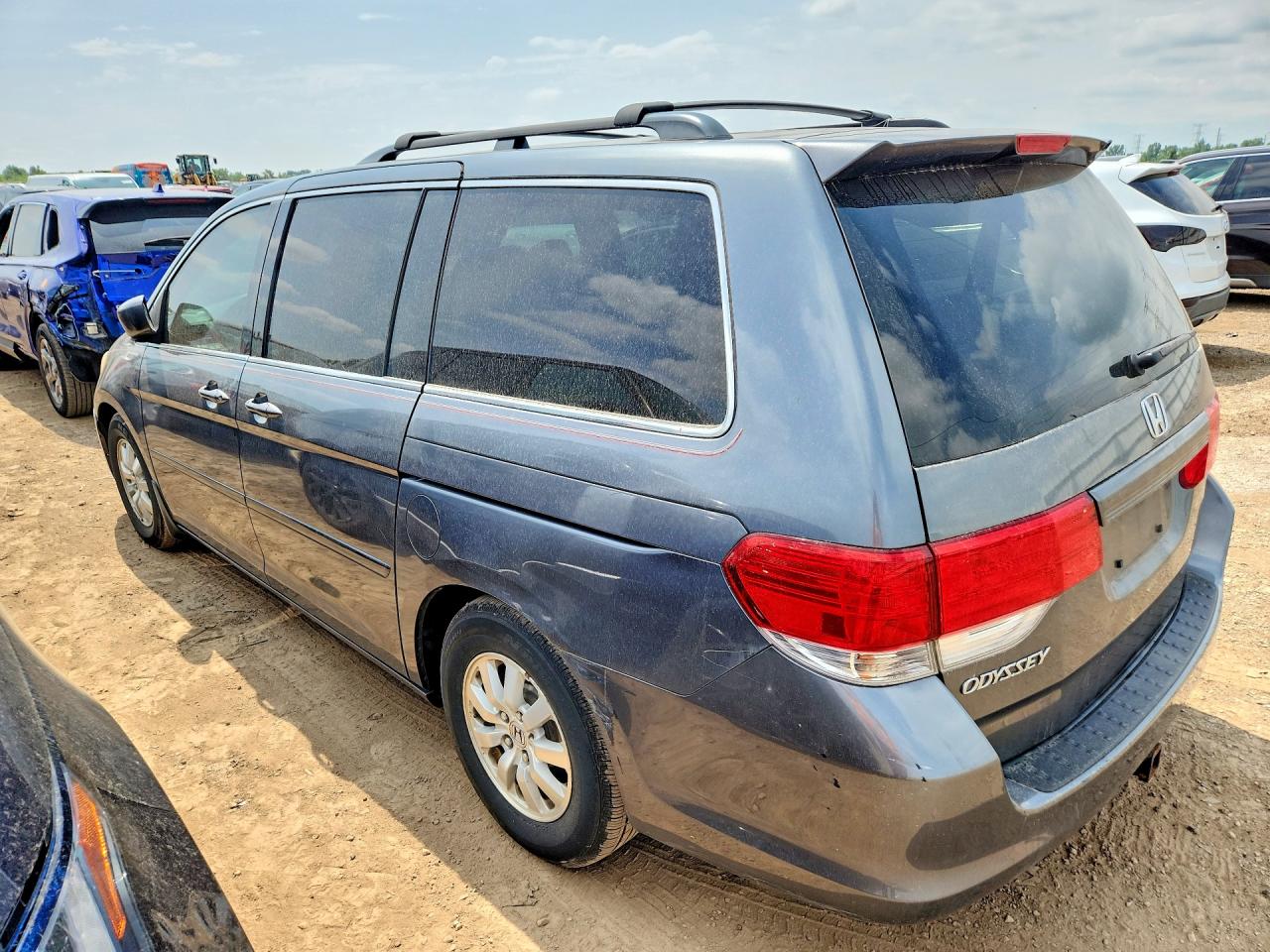 2010 Honda Odyssey Ex Gray vin: 5FNRL3H4XAB111309